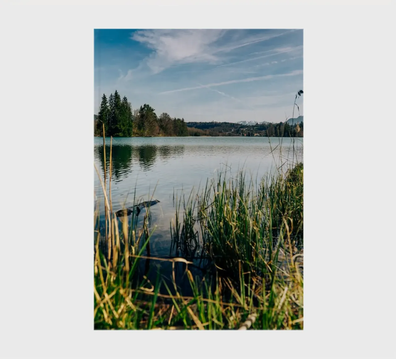 View of the banks of the Isar in Bavaria notebook by 5ecken