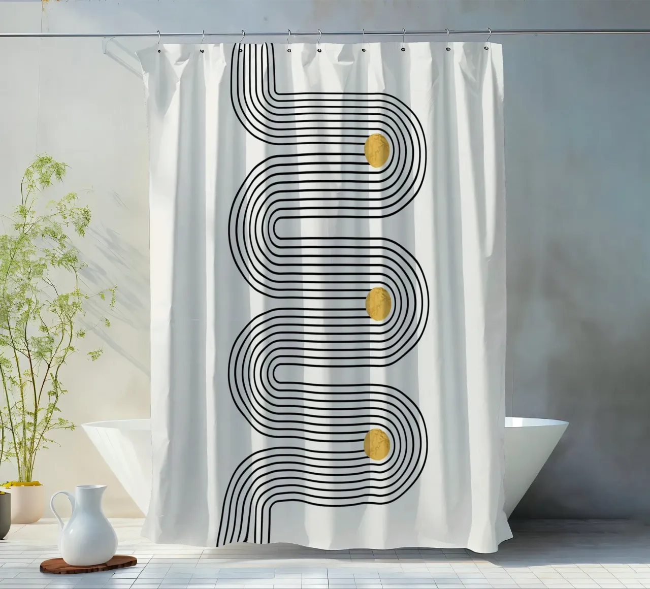 Path Duschvorhang von Rose Beck Art