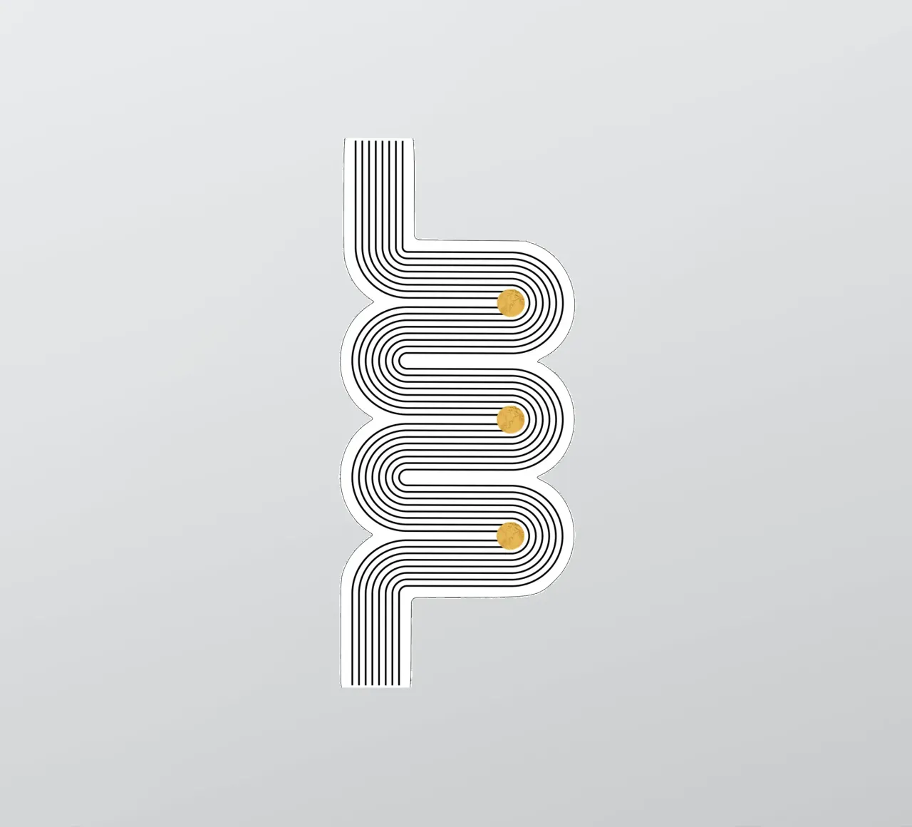 Path sticker by Rose Beck Art