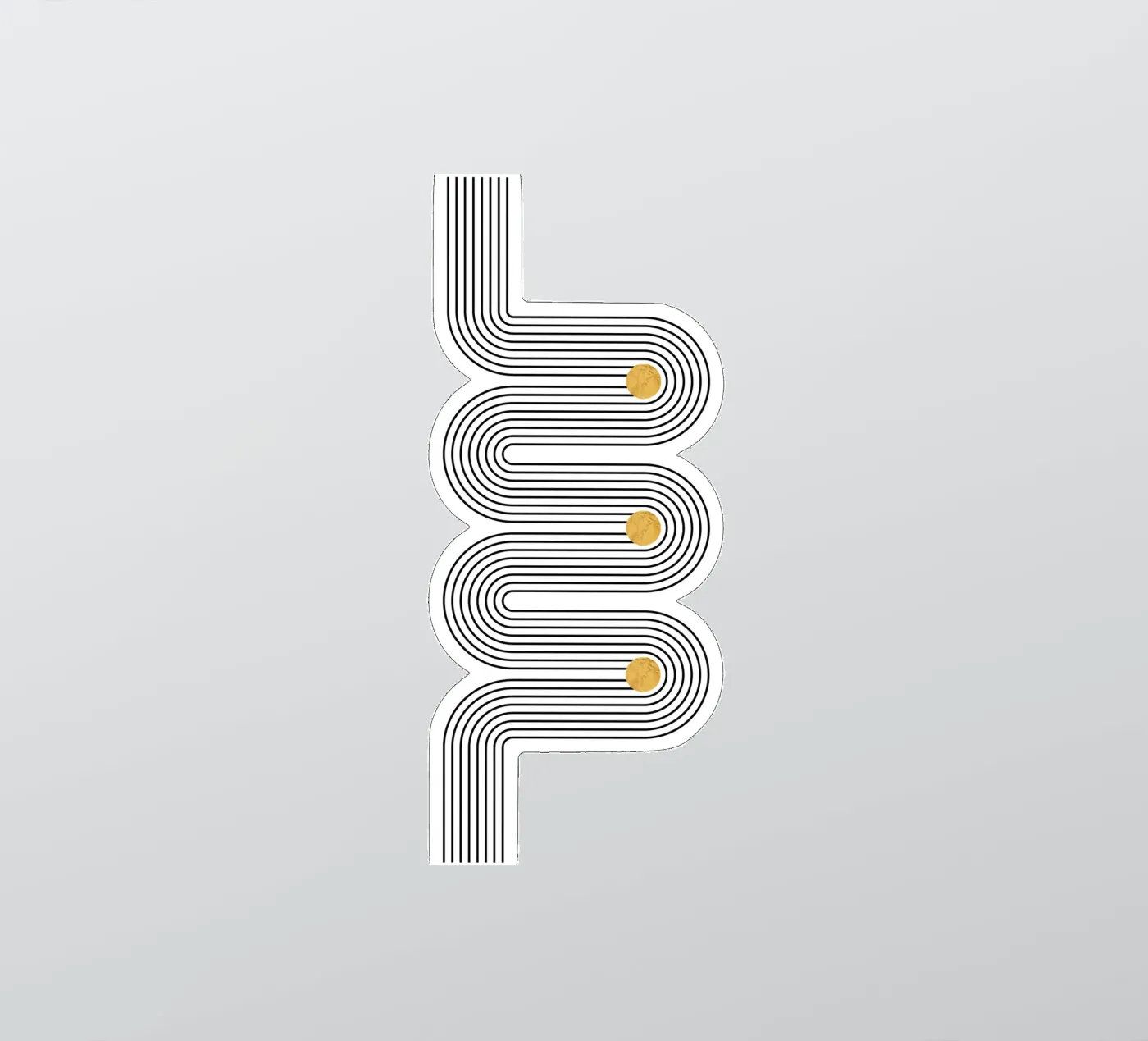 Path sticker by Rose Beck Art