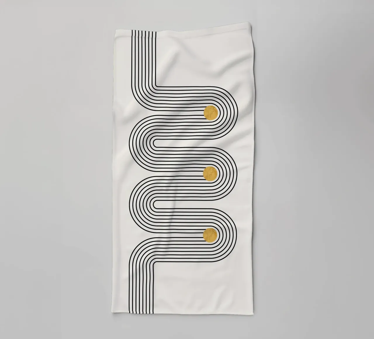 Path towel by Rose Beck Art