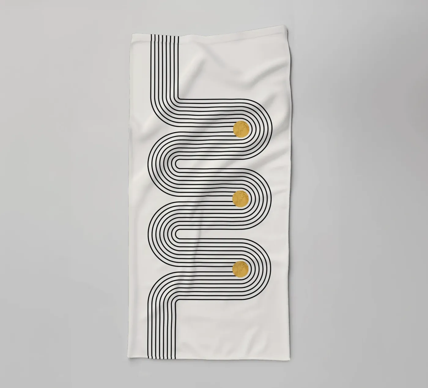 Path towel by Rose Beck Art