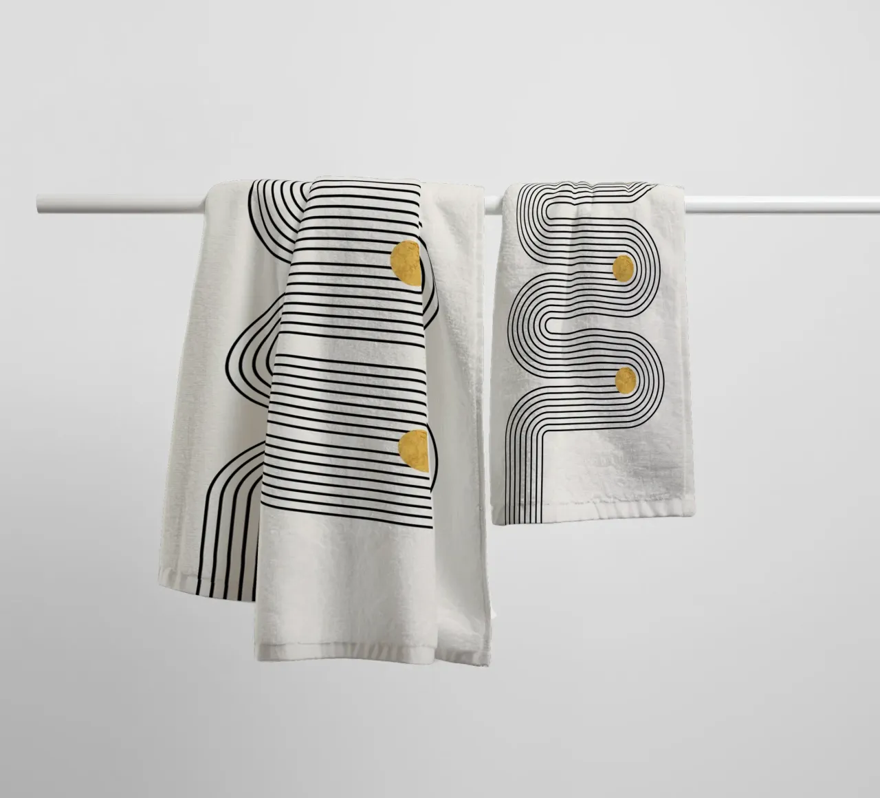 Path towel by Rose Beck Art