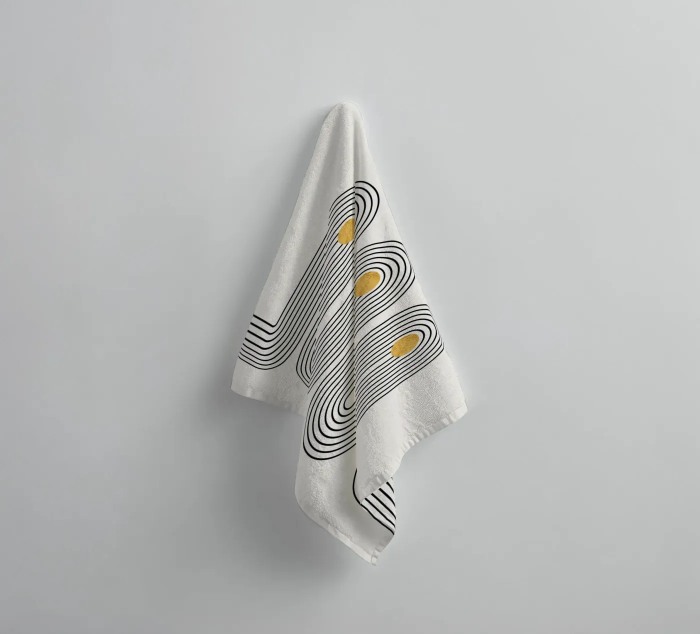 Path towel by Rose Beck Art