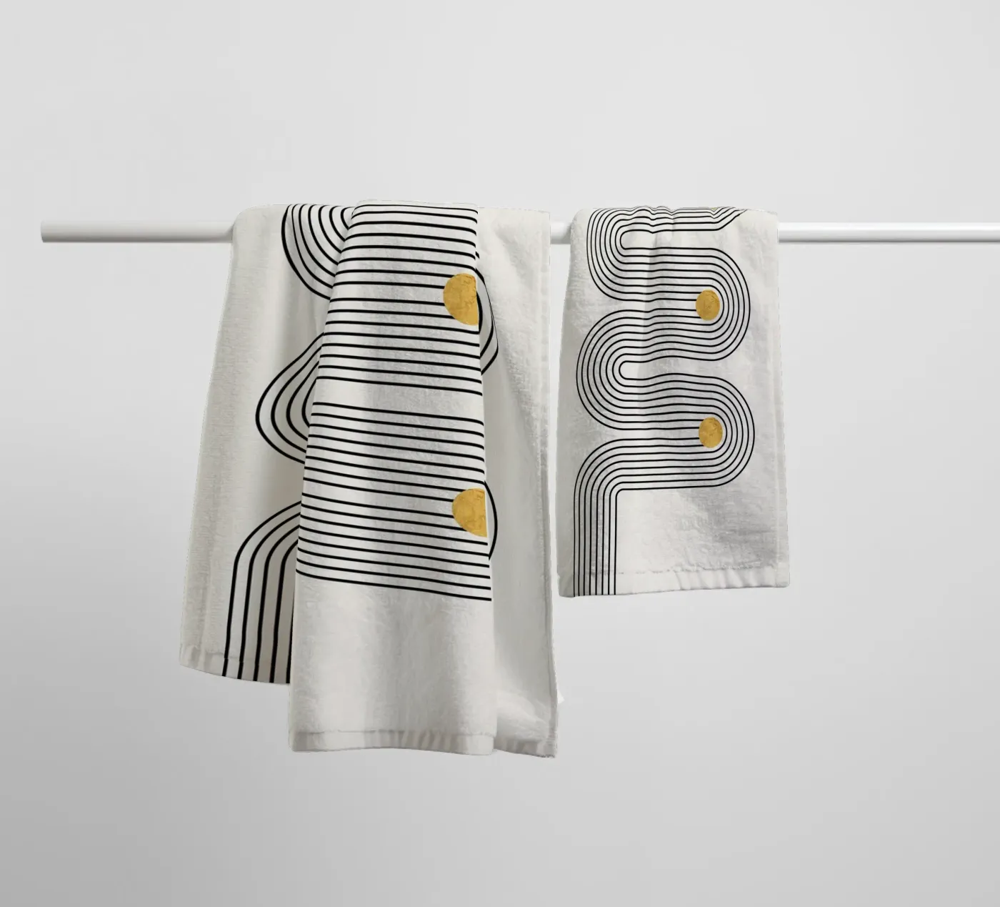 Percorso asciugamano da bagno da Rose Beck Art