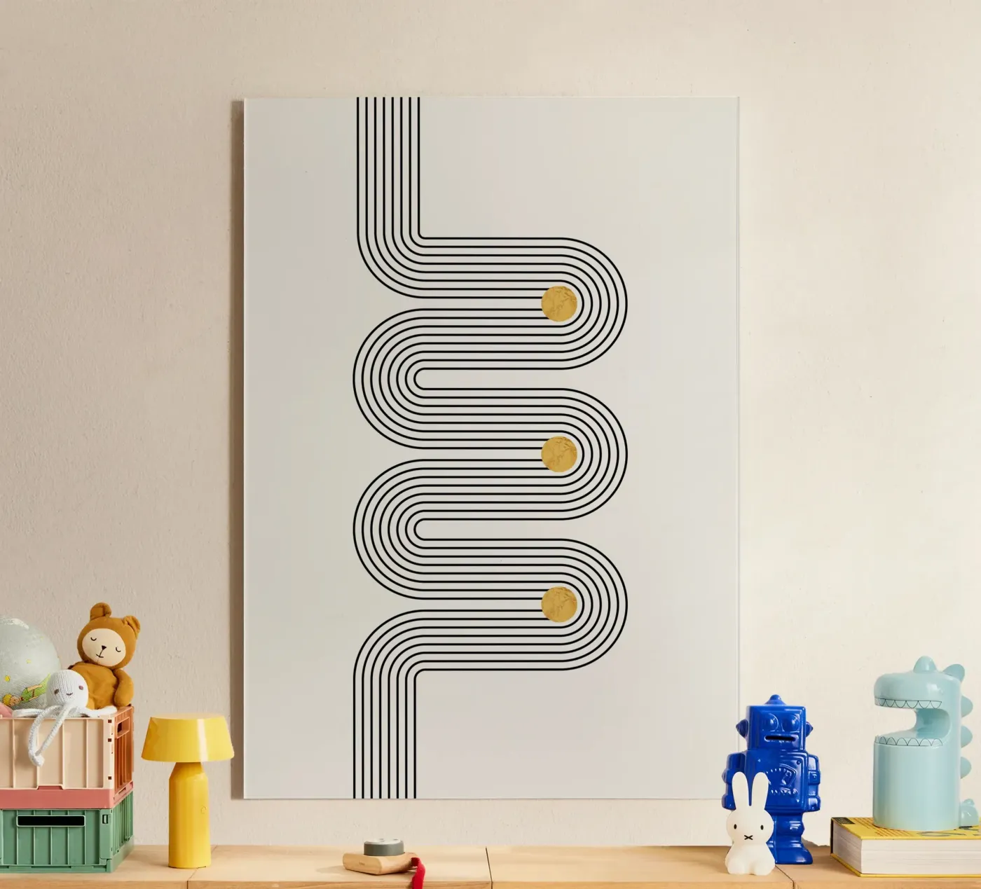 Path Acryl-Glas von Rose Beck Art