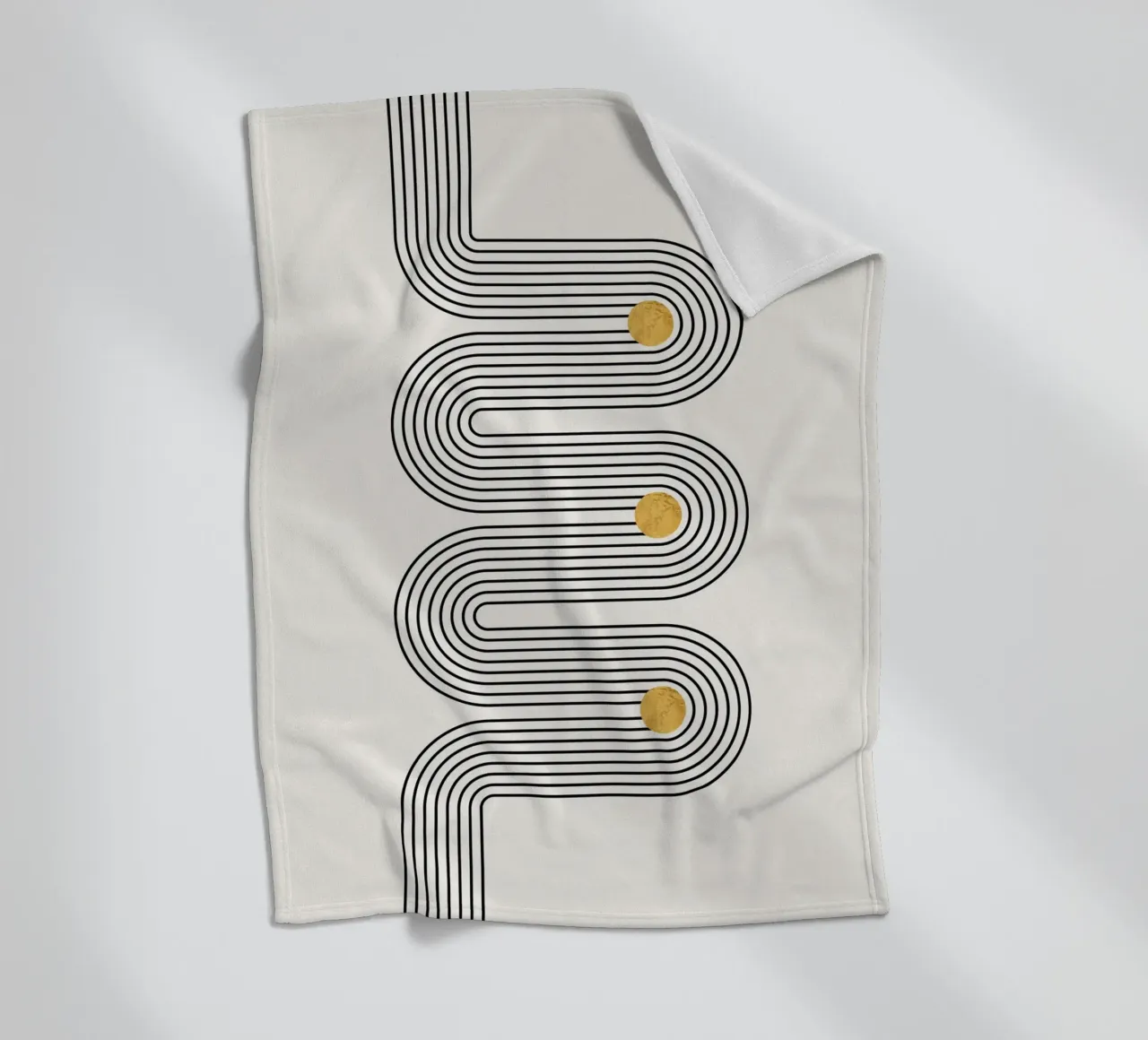 Chemin plaid polaire de Rose Beck Art