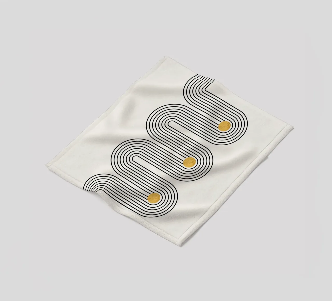 Path Fleecedecke von Rose Beck Art