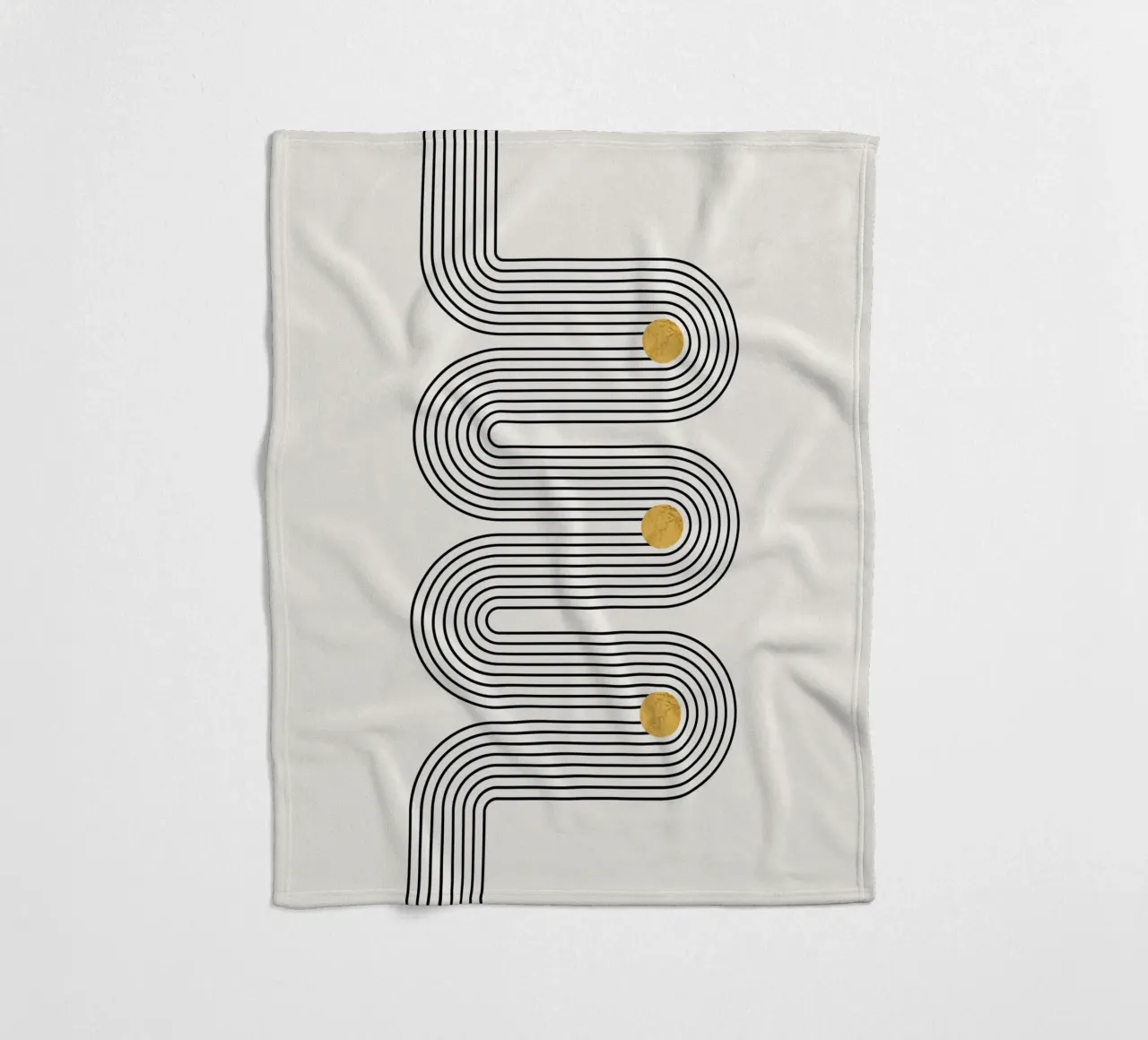 Chemin plaid polaire de Rose Beck Art