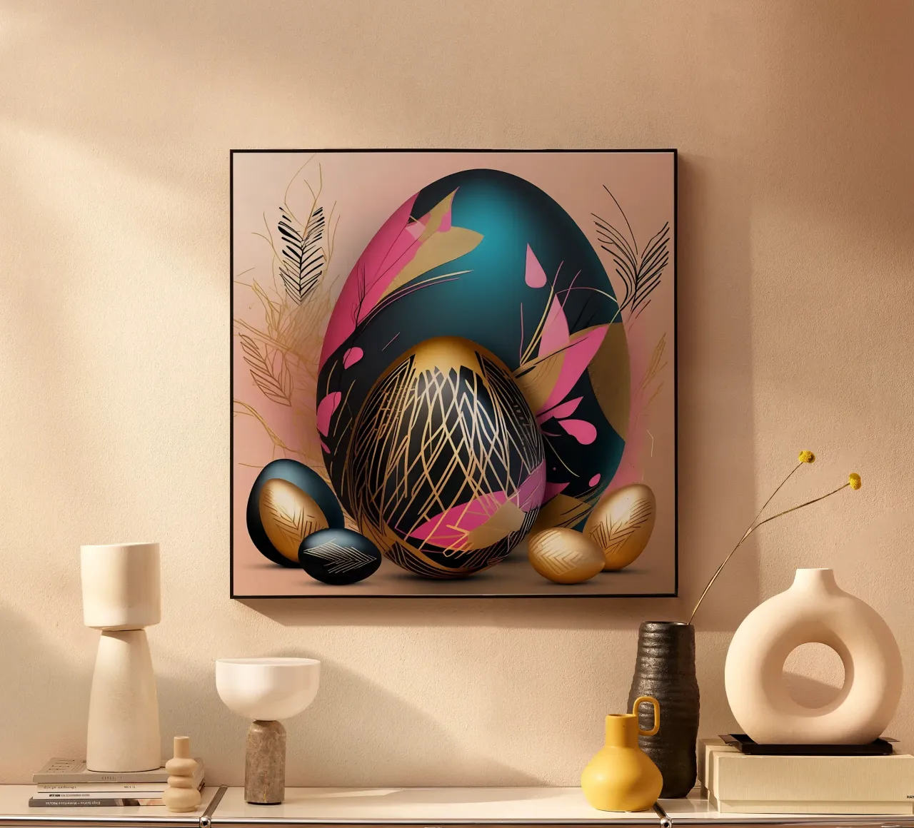 Deko_Eier_2 Acryl-Glas von Pink- und LoveArt by LK