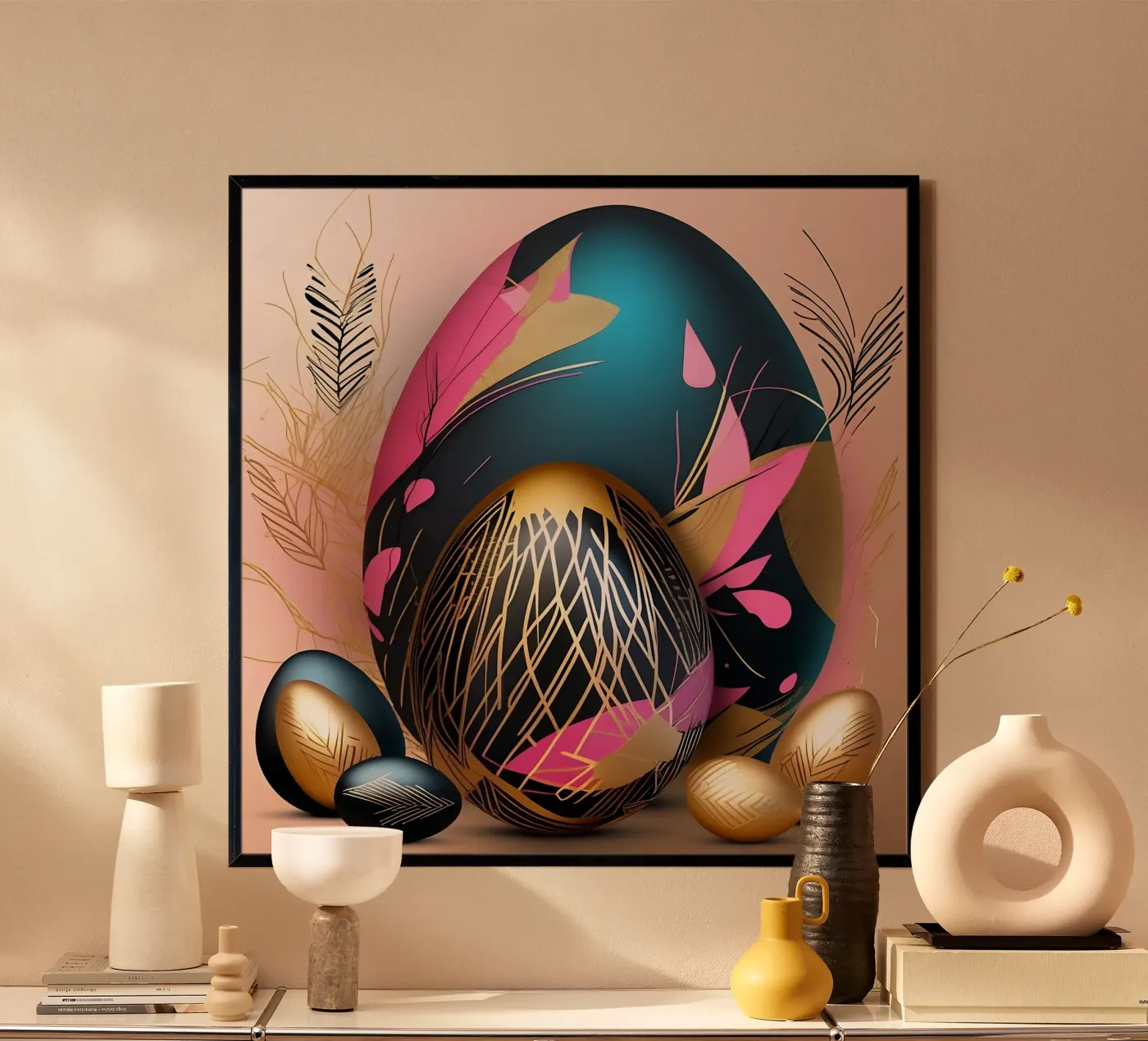 Deco_Eggs_2 poster da Pink- und LoveArt by LK