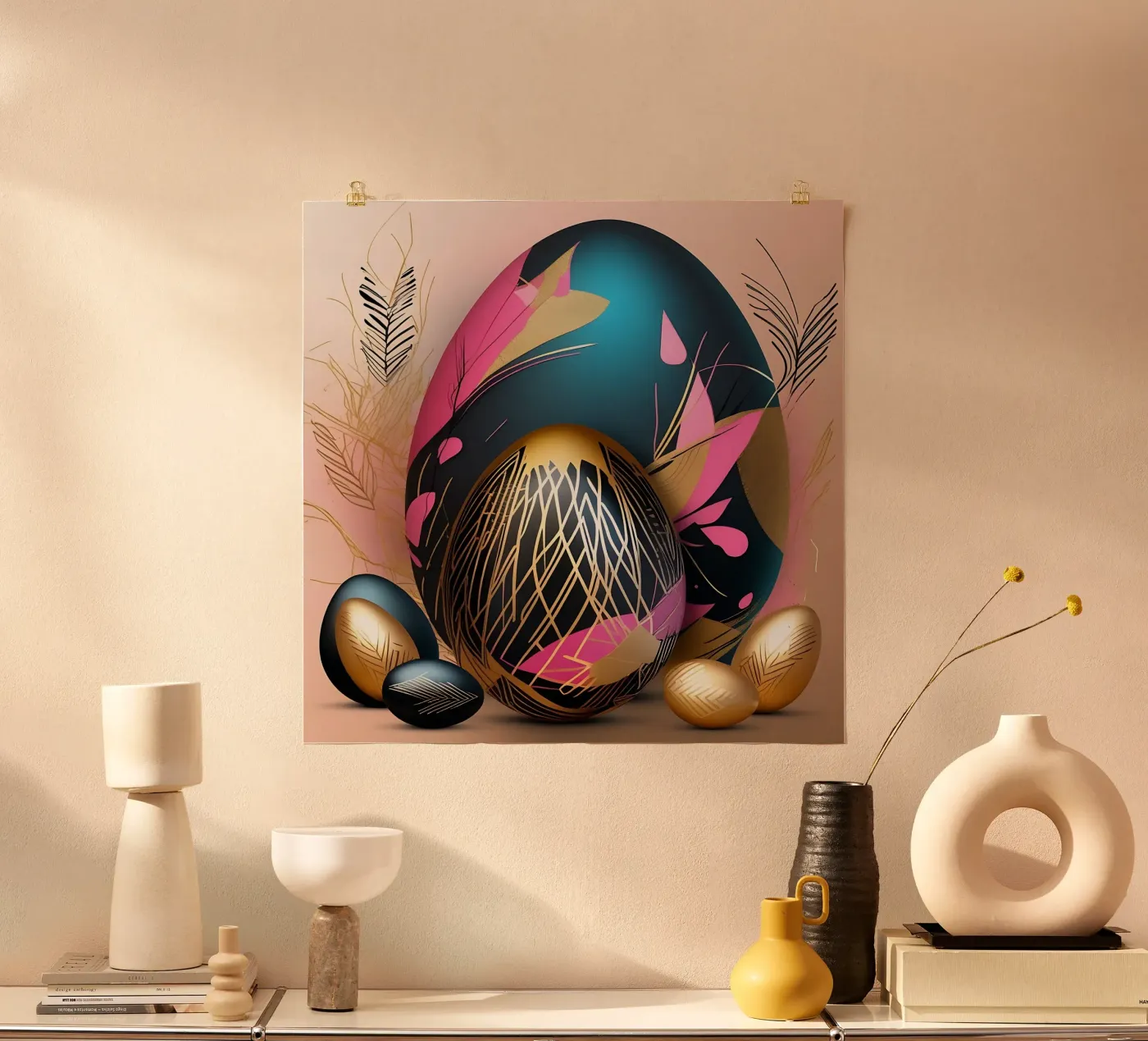 Deco_Eggs_2 poster da Pink- und LoveArt by LK