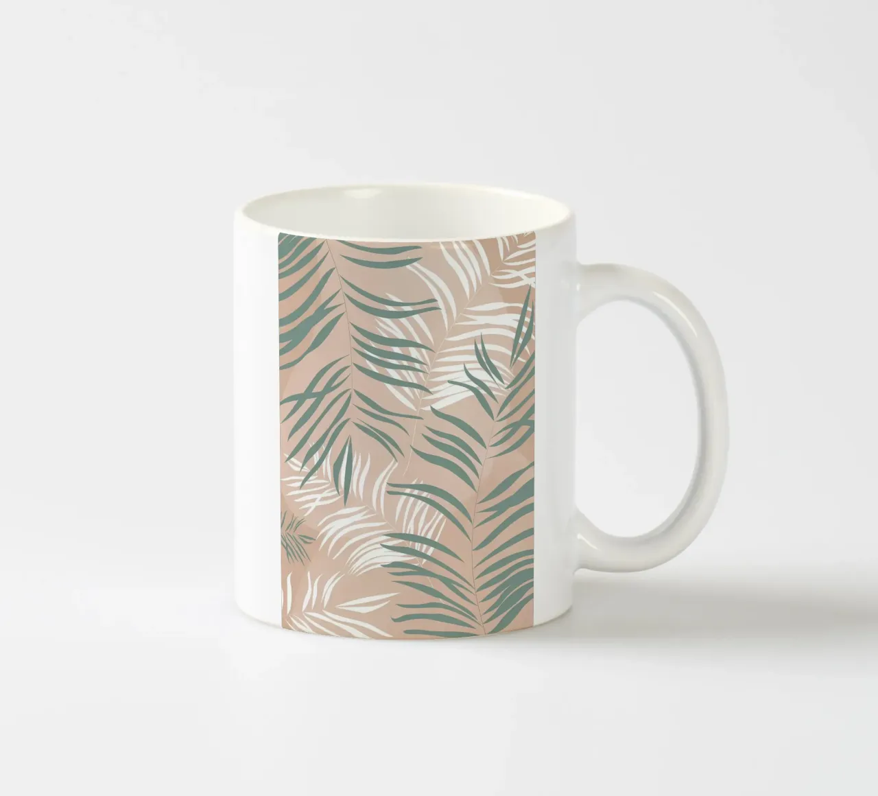 Foglia di palma tazza in ceramica da Nicholas Campbell