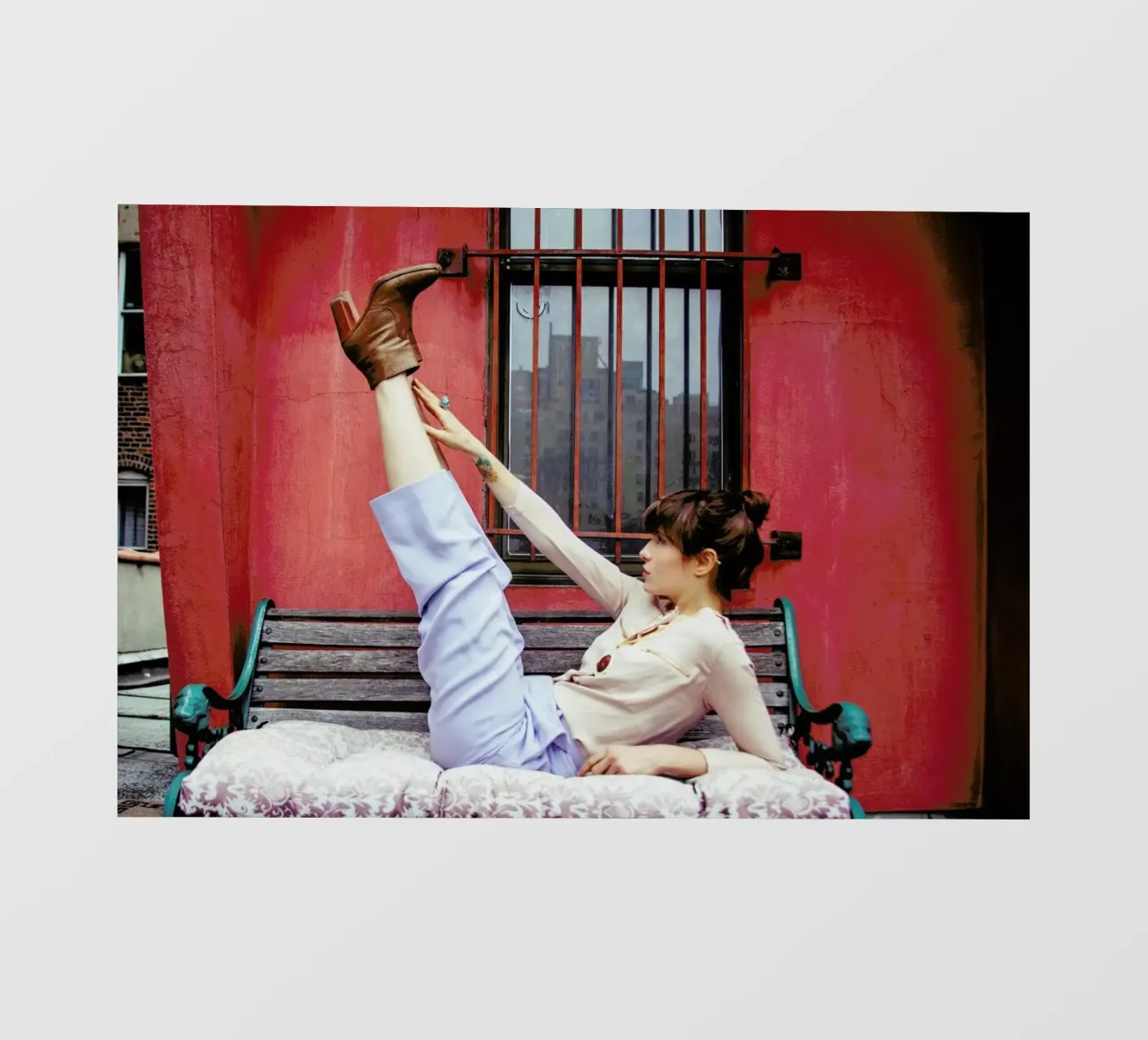 New York Horizontal telo in pvc da Aysha Banos