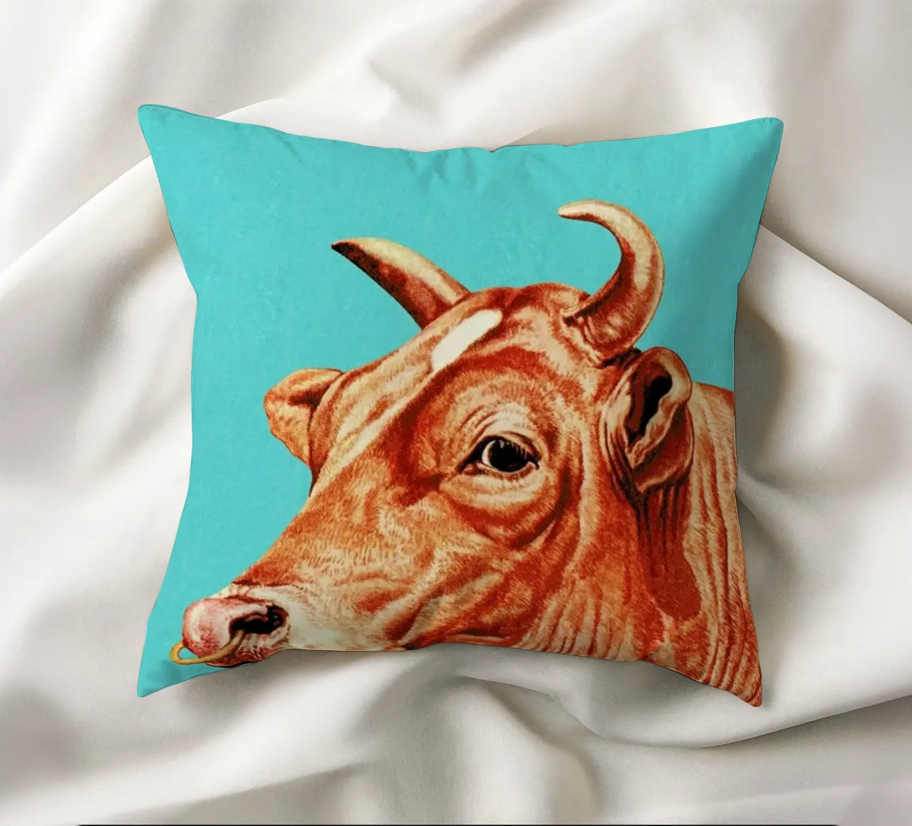 Deja-Moo III cuscino da Flora & Fauna