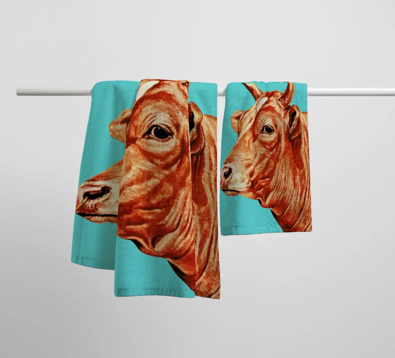 Deja-Moo III asciugamano da bagno da Flora & Fauna
