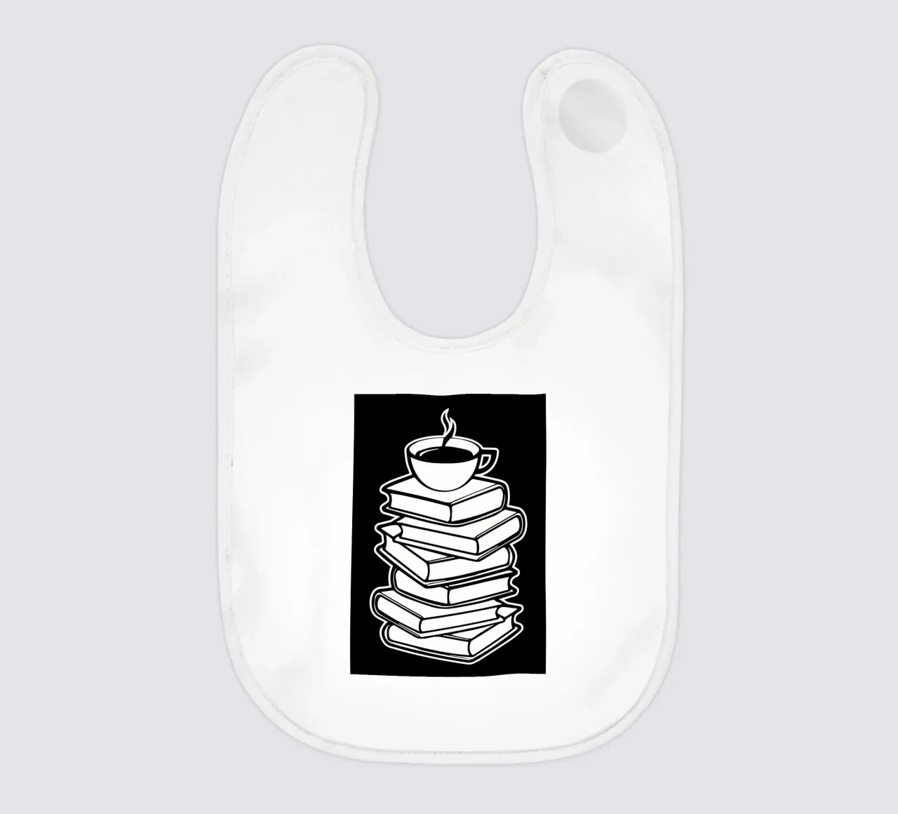 Bücherwurm Kaffeeliebhaber Babylätzchen von Aiden Garcia