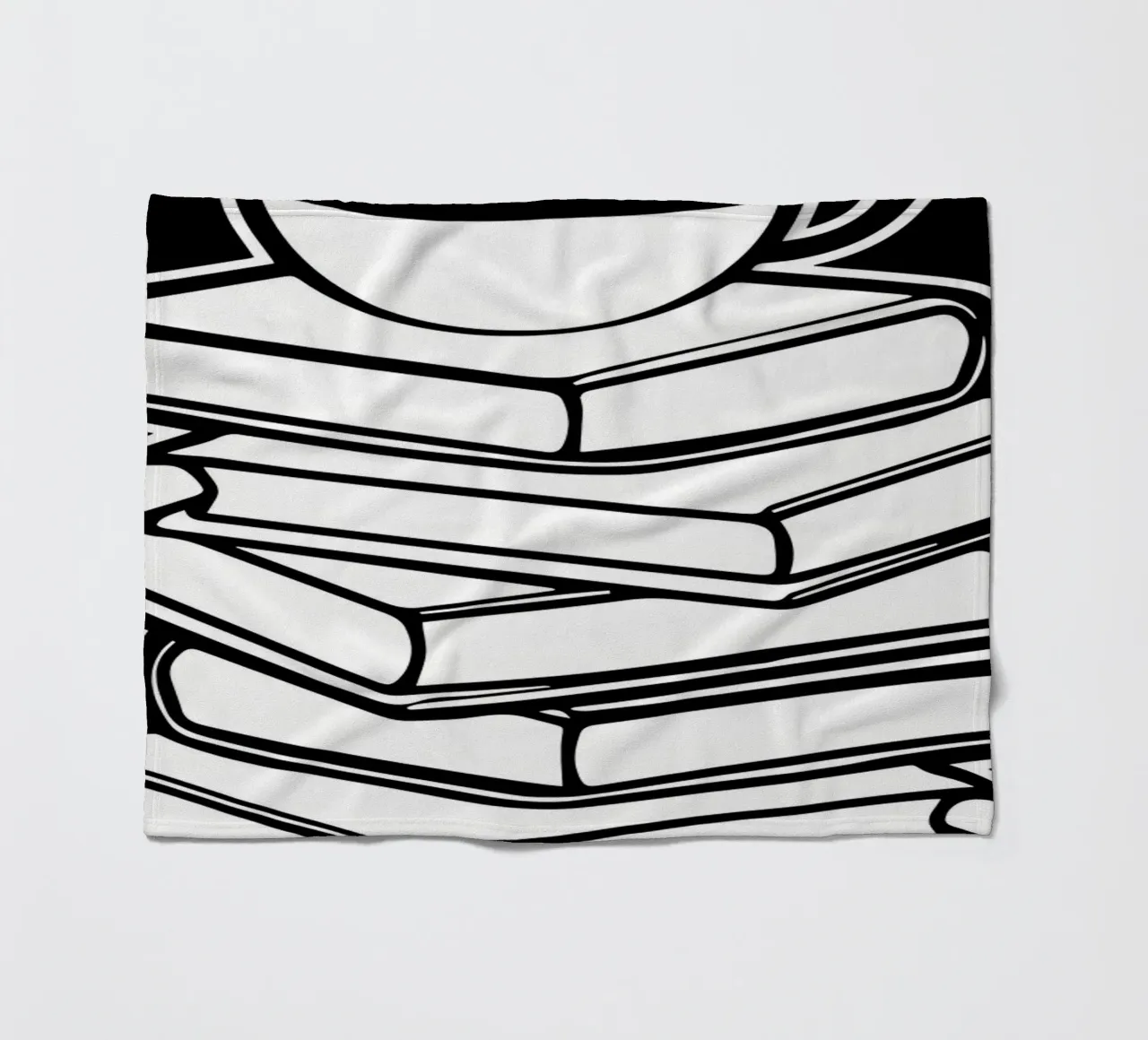 Bücherwurm Kaffeeliebhaber Fleecedecke von Aiden Garcia