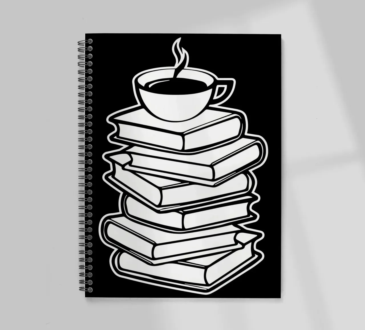 Bücherwurm Kaffeeliebhaber Ringbuch von Aiden Garcia