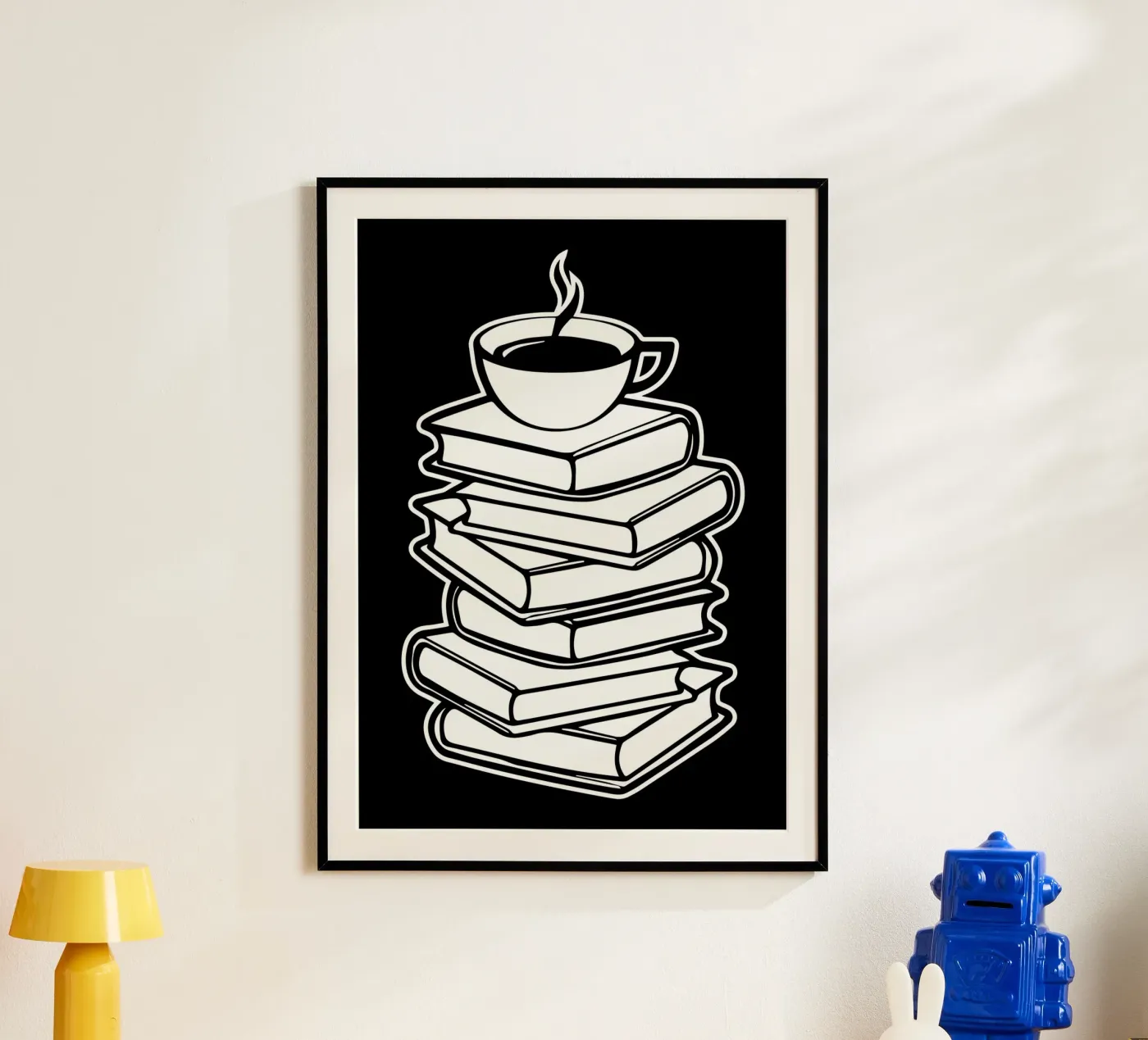 Amante dei libri e del caffè poster da Aiden Garcia