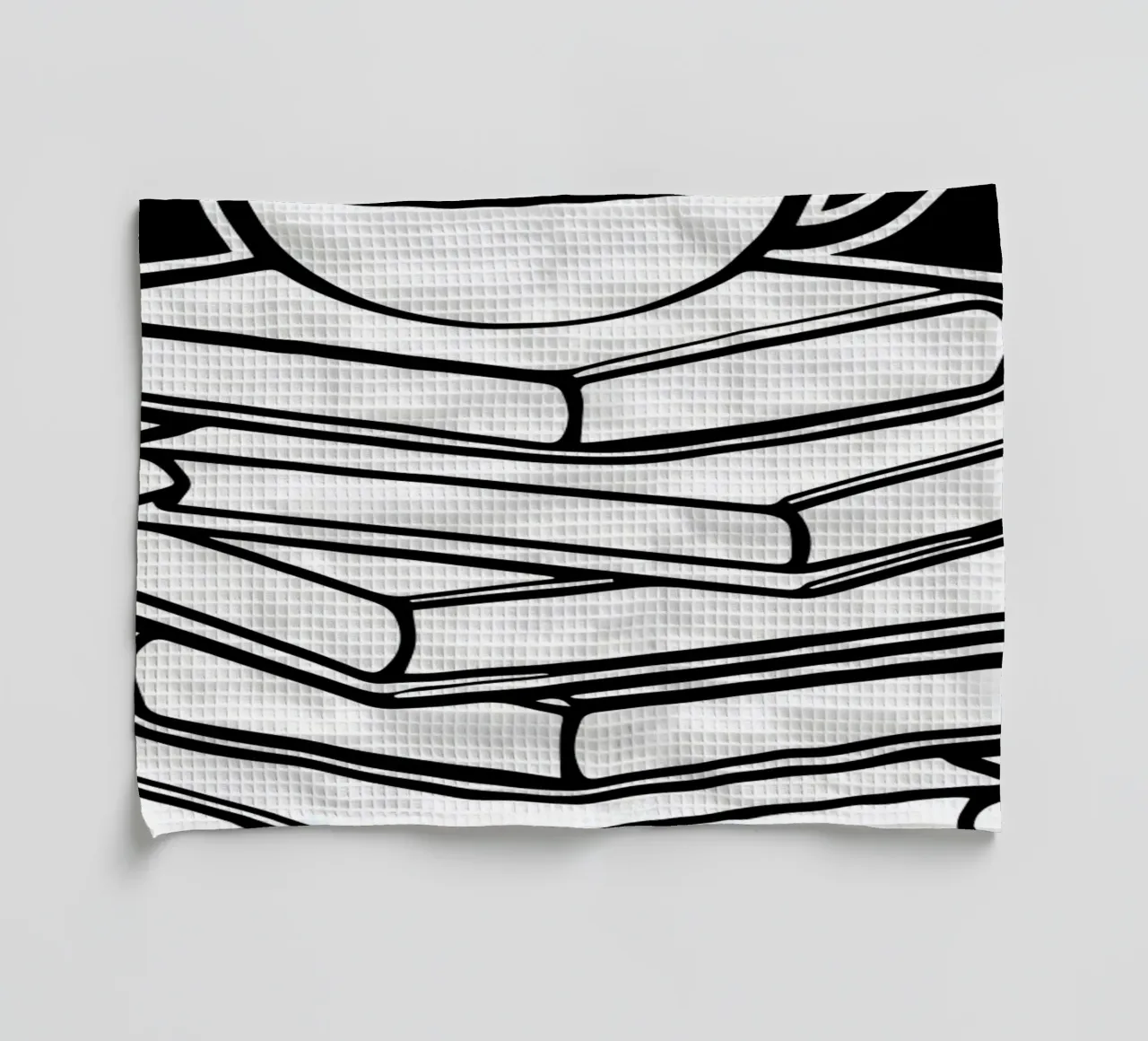 Bücherwurm Kaffeeliebhaber Geschirrtuch von Aiden Garcia