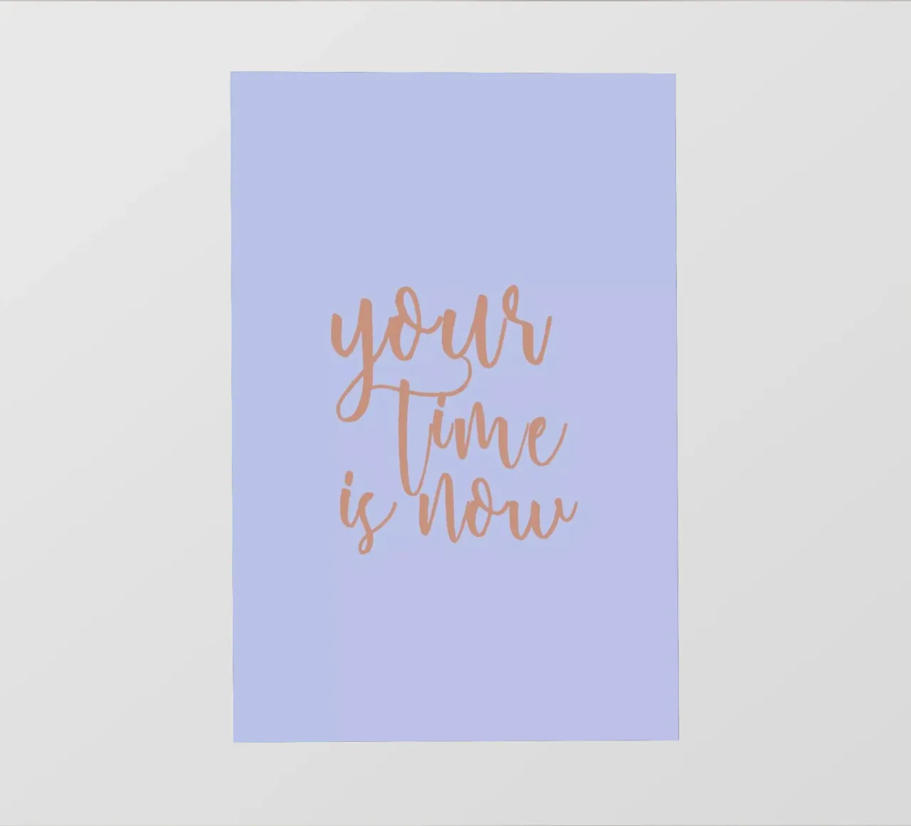 Your Time Is Now telo in pvc da Ayleen