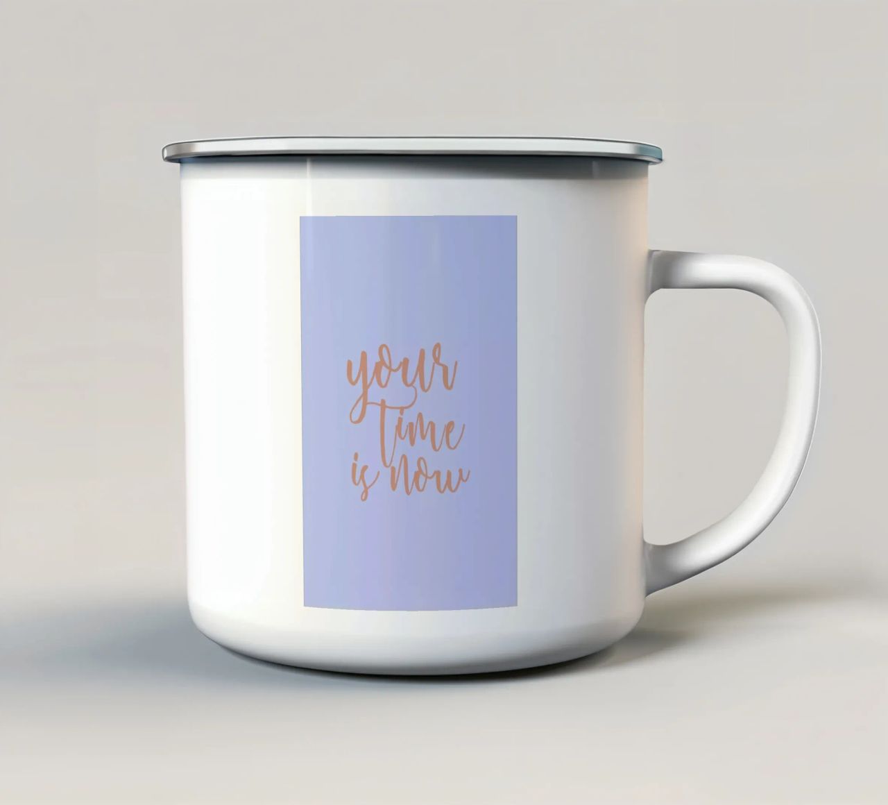 Your Time Is Now tazza in smalto da Ayleen