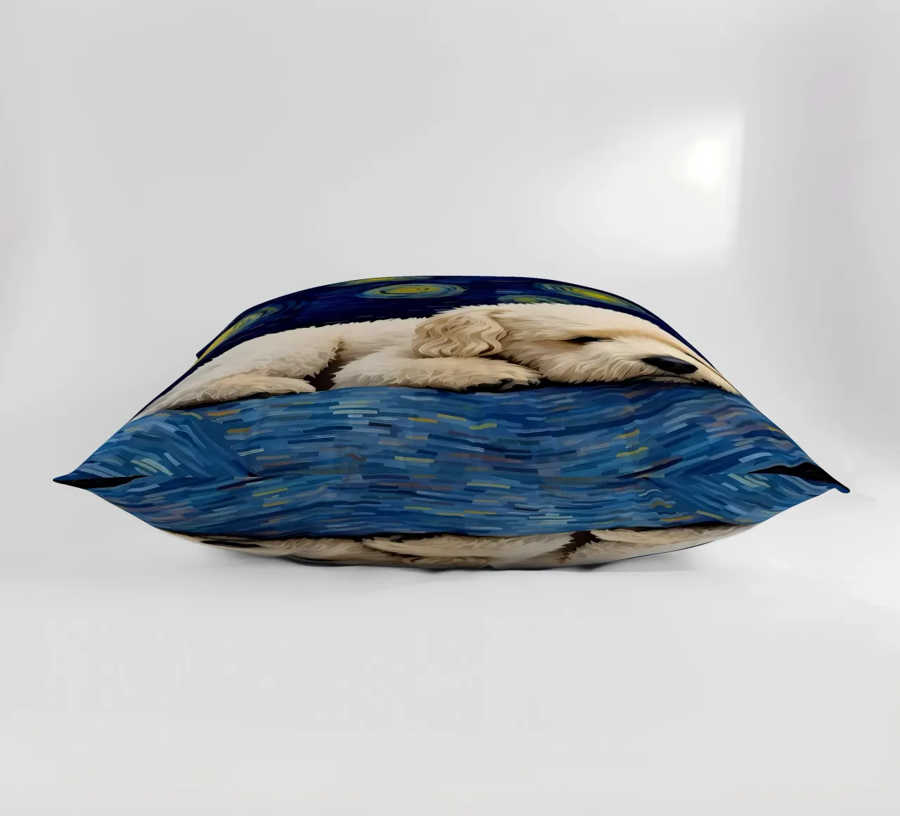 notte stellata cane Sleepy cuscino da Adrian Patel