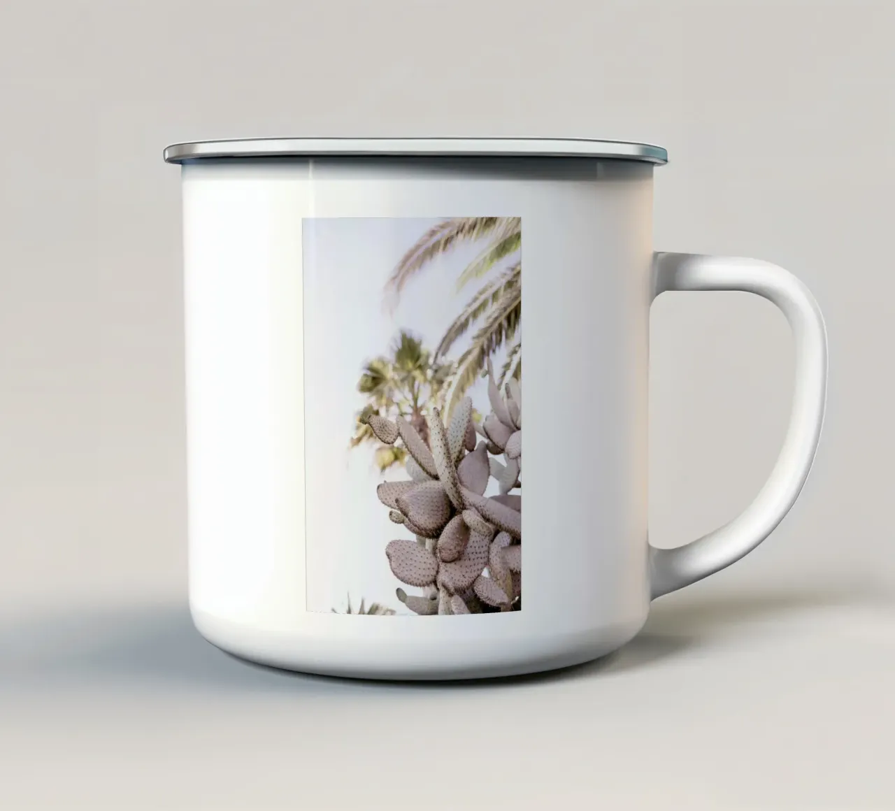 Cacti tazza in smalto da Chris Abatzis