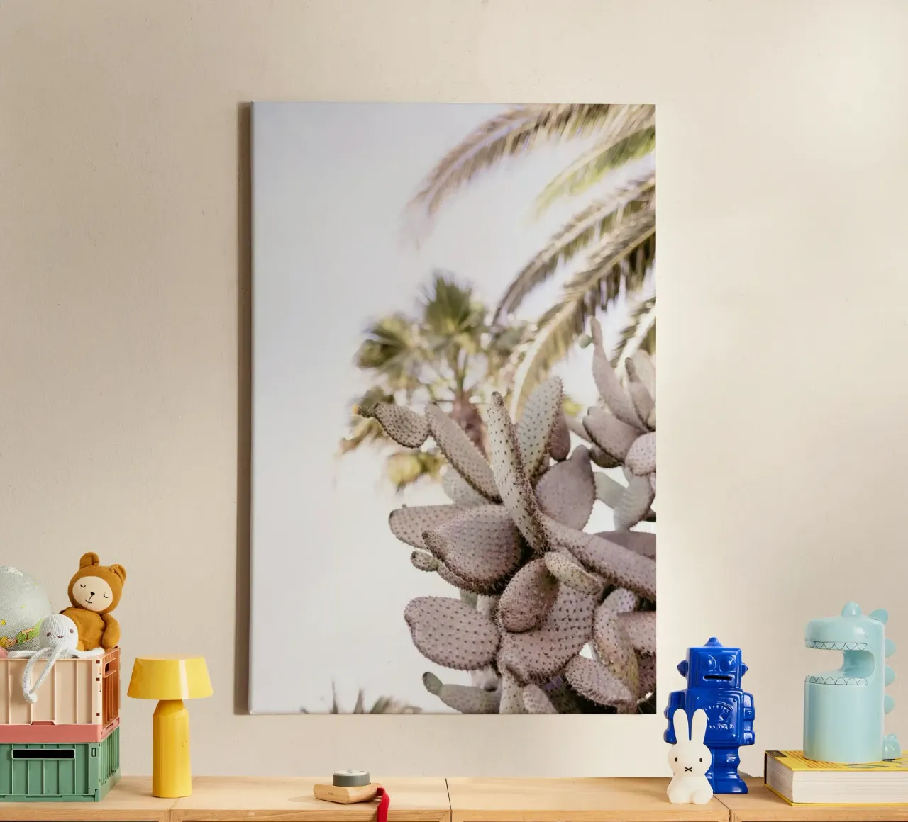 Cacti tela con Cornice a cassetta da Chris Abatzis