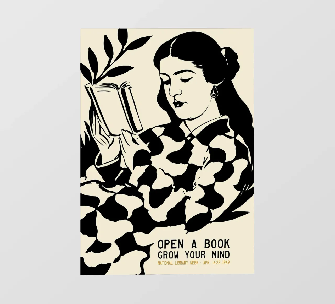 Biblioteca Vintager telo in pvc da Aiden Garcia