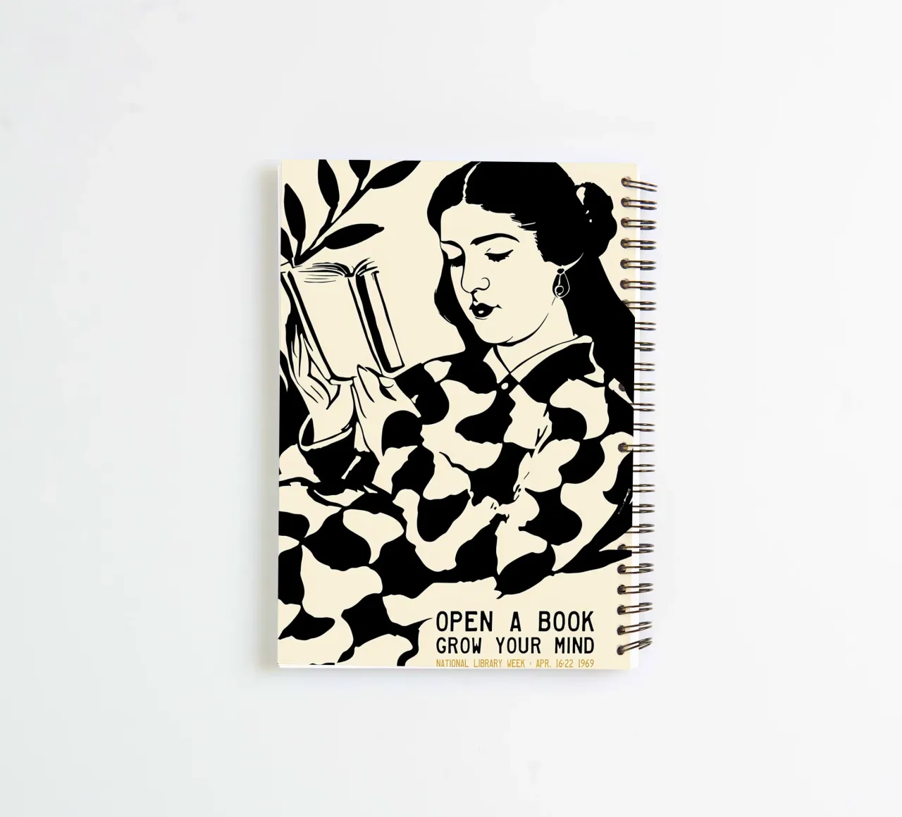 Library Vintager spiral notebook by Aiden Garcia
