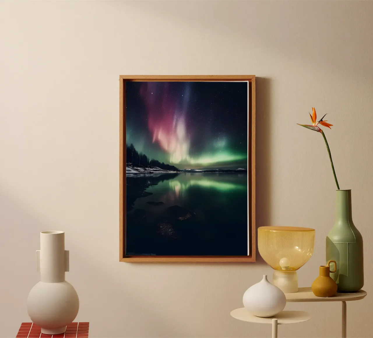 Aurora Borealis Leinwand von Matthew Katz