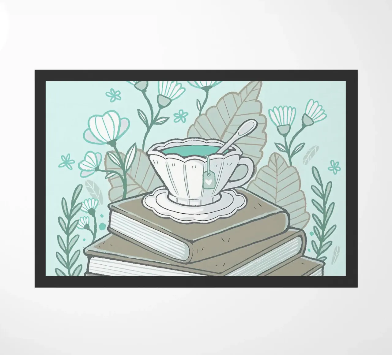 Libri e tè zerbino da Aiden Garcia