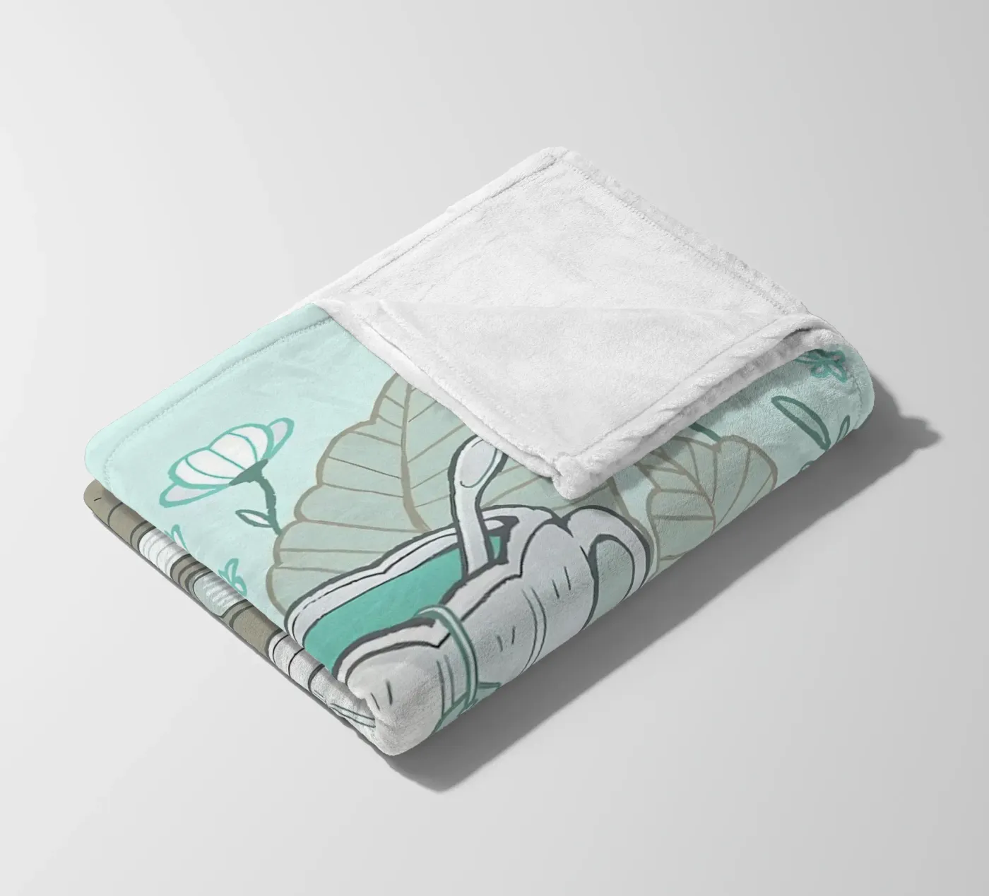 Boeken en thee fleecedeken van Aiden Garcia