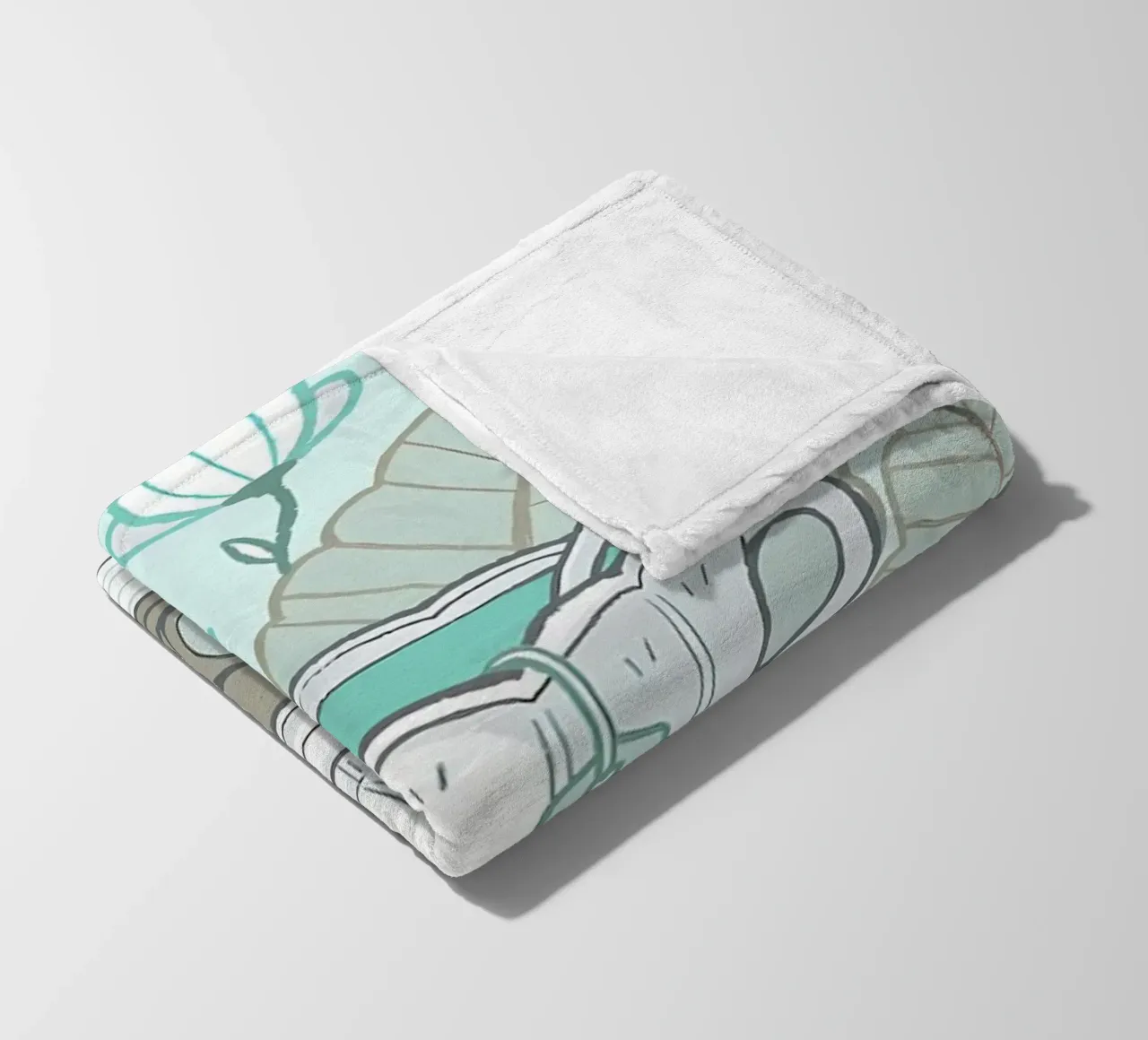 Libri e tè coperta in pile da Aiden Garcia