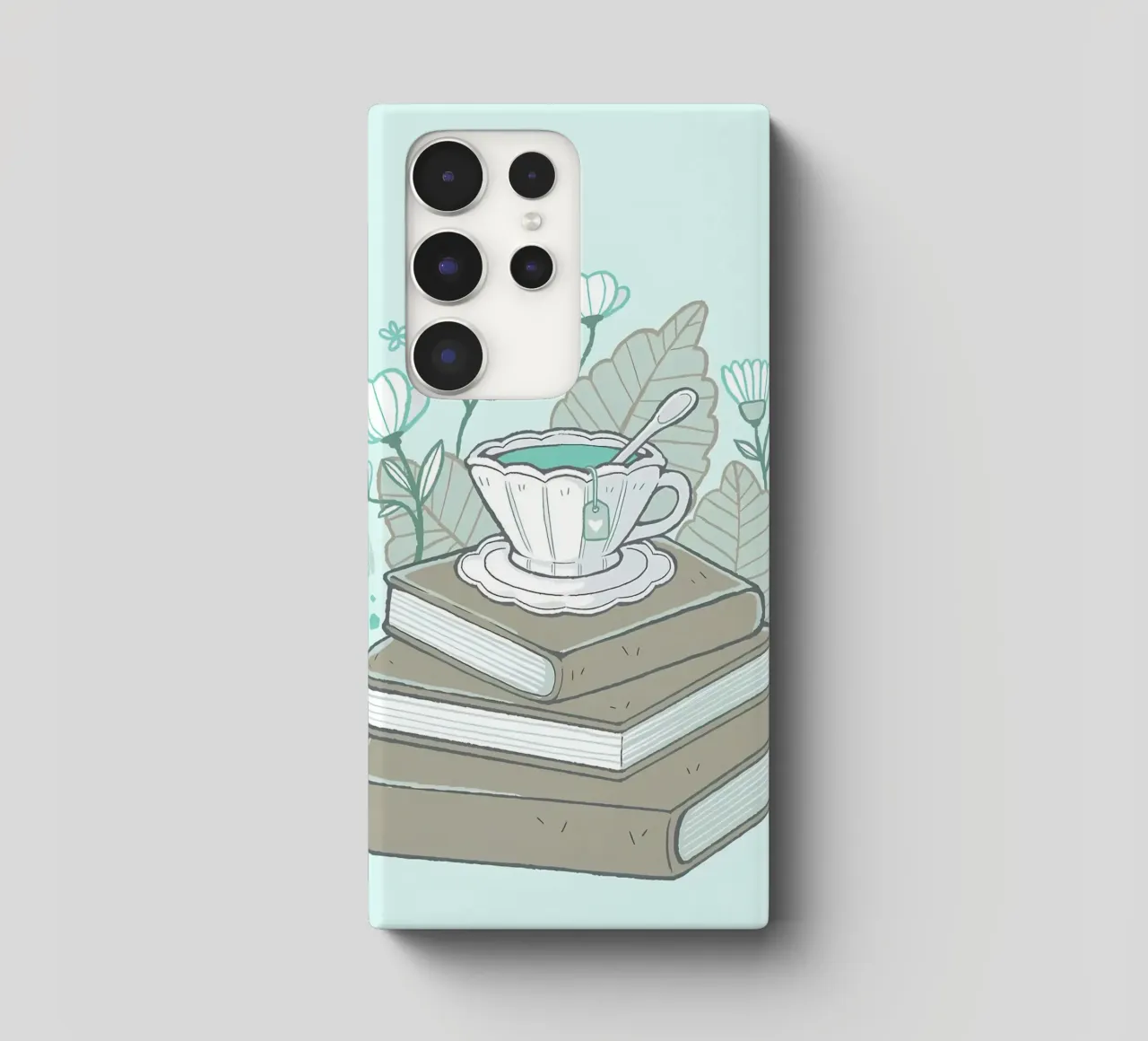 Libri e tè cover samsung da Aiden Garcia