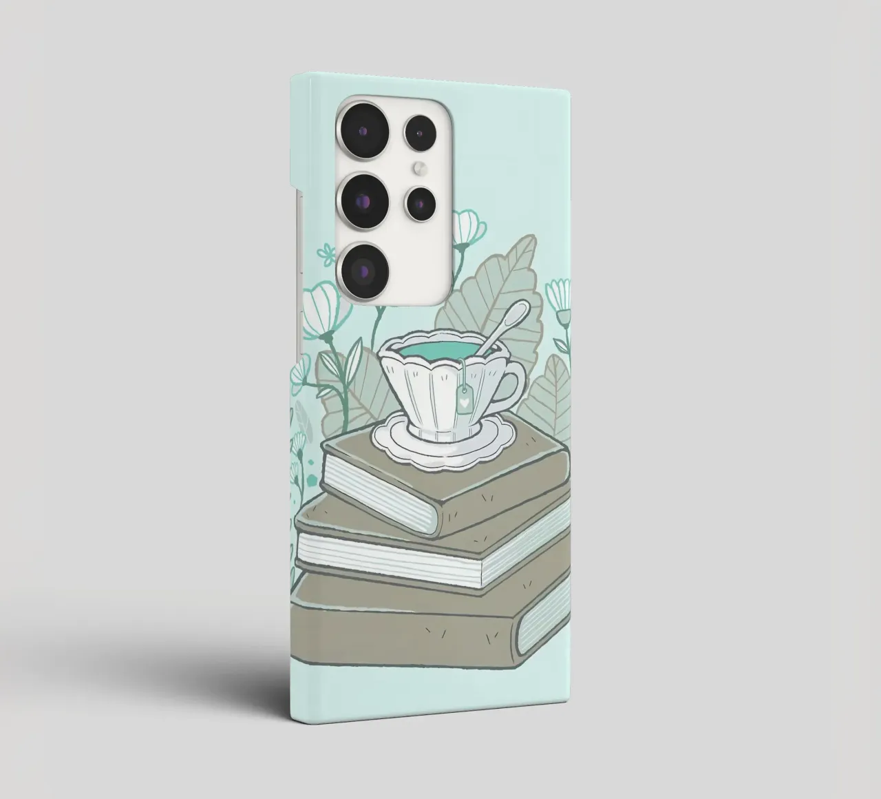 Libri e tè cover samsung da Aiden Garcia