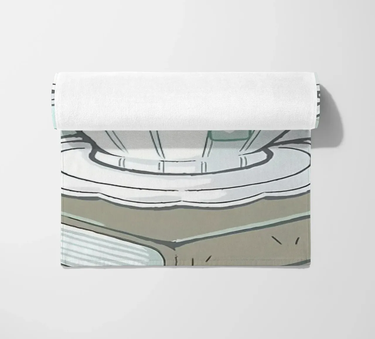 Boeken en thee strandhanddoek van Aiden Garcia