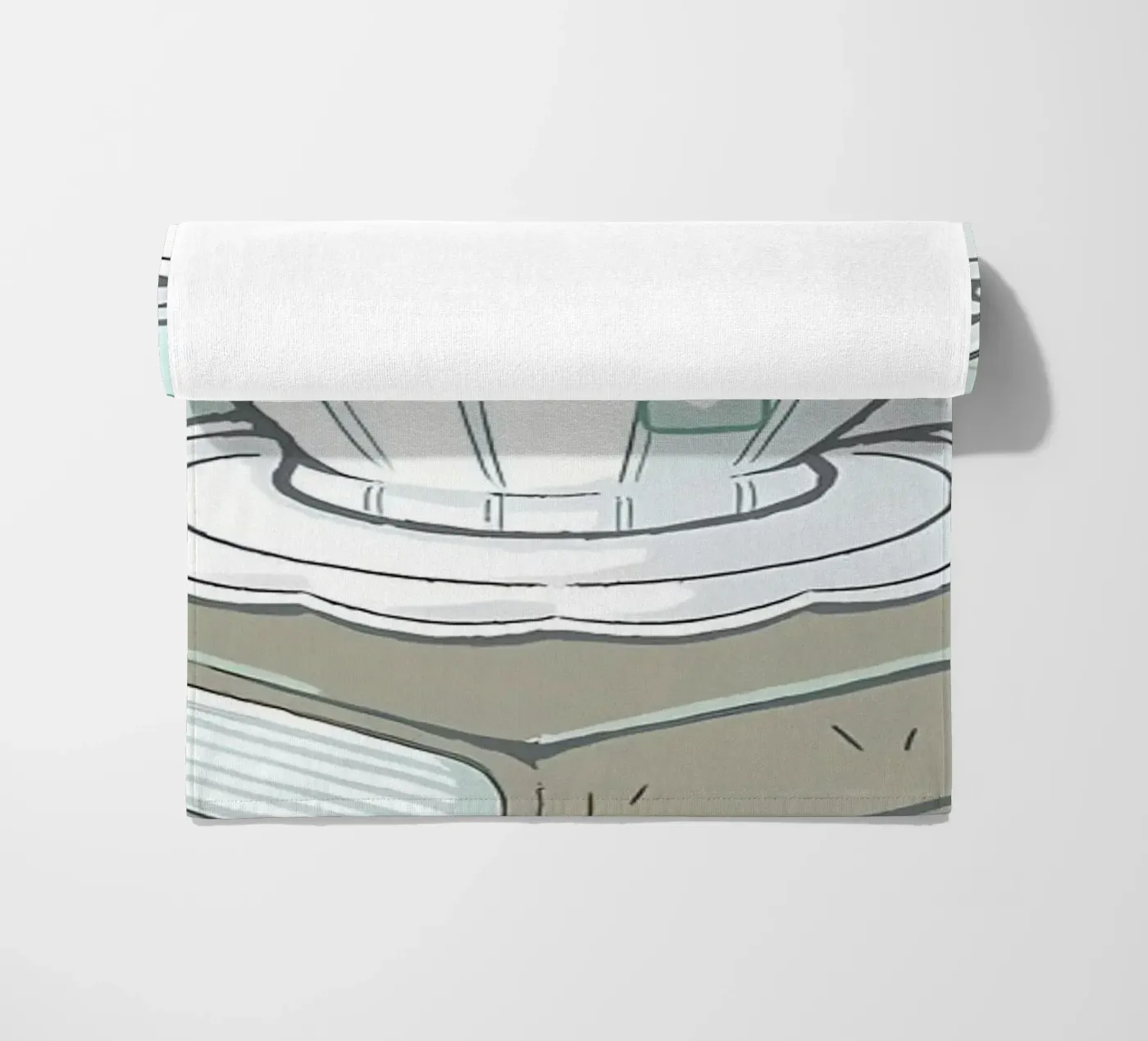 Books And Tea Strandtuch von Aiden Garcia