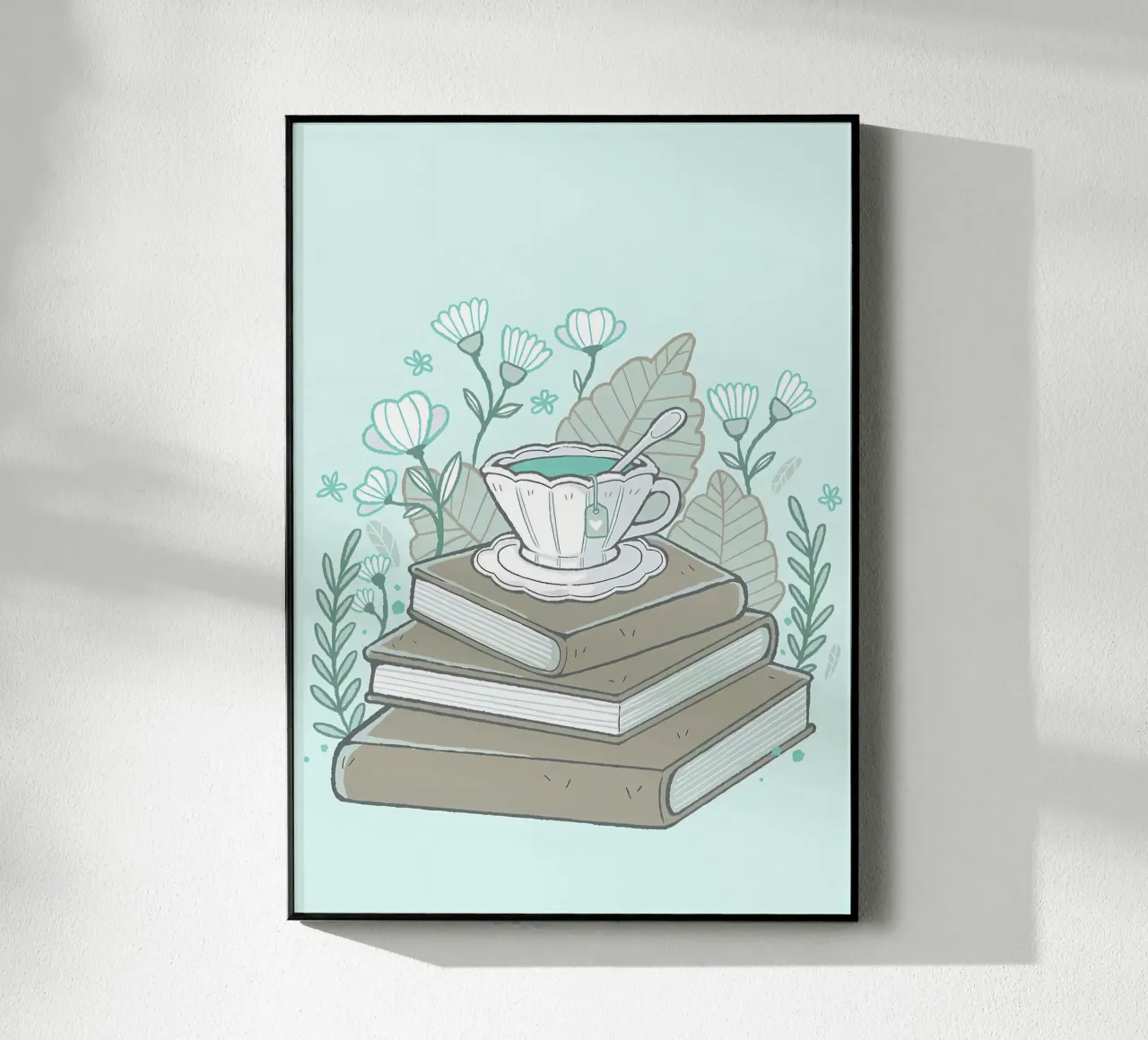 Libri e tè plexiglass da Aiden Garcia