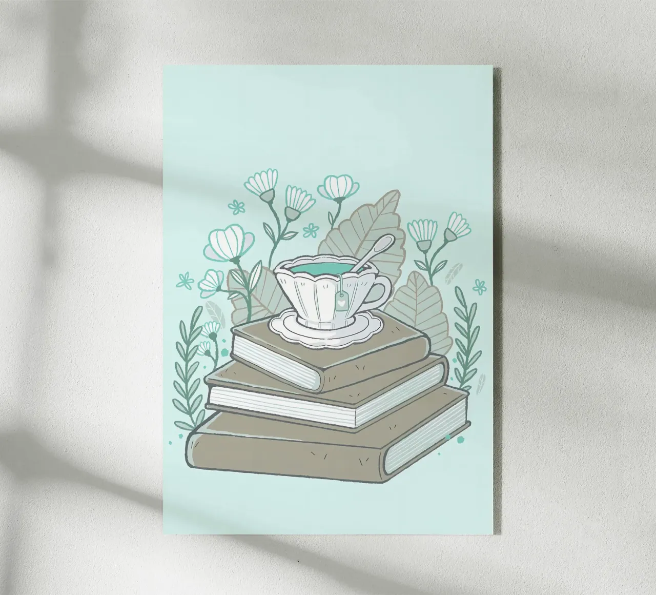 Libri e tè plexiglass da Aiden Garcia