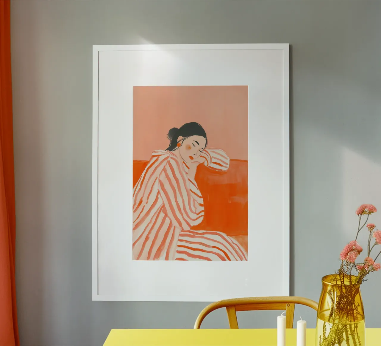 Finalmente il riposo | Ritratto di donna dopo il lavoro poster da Autofocus