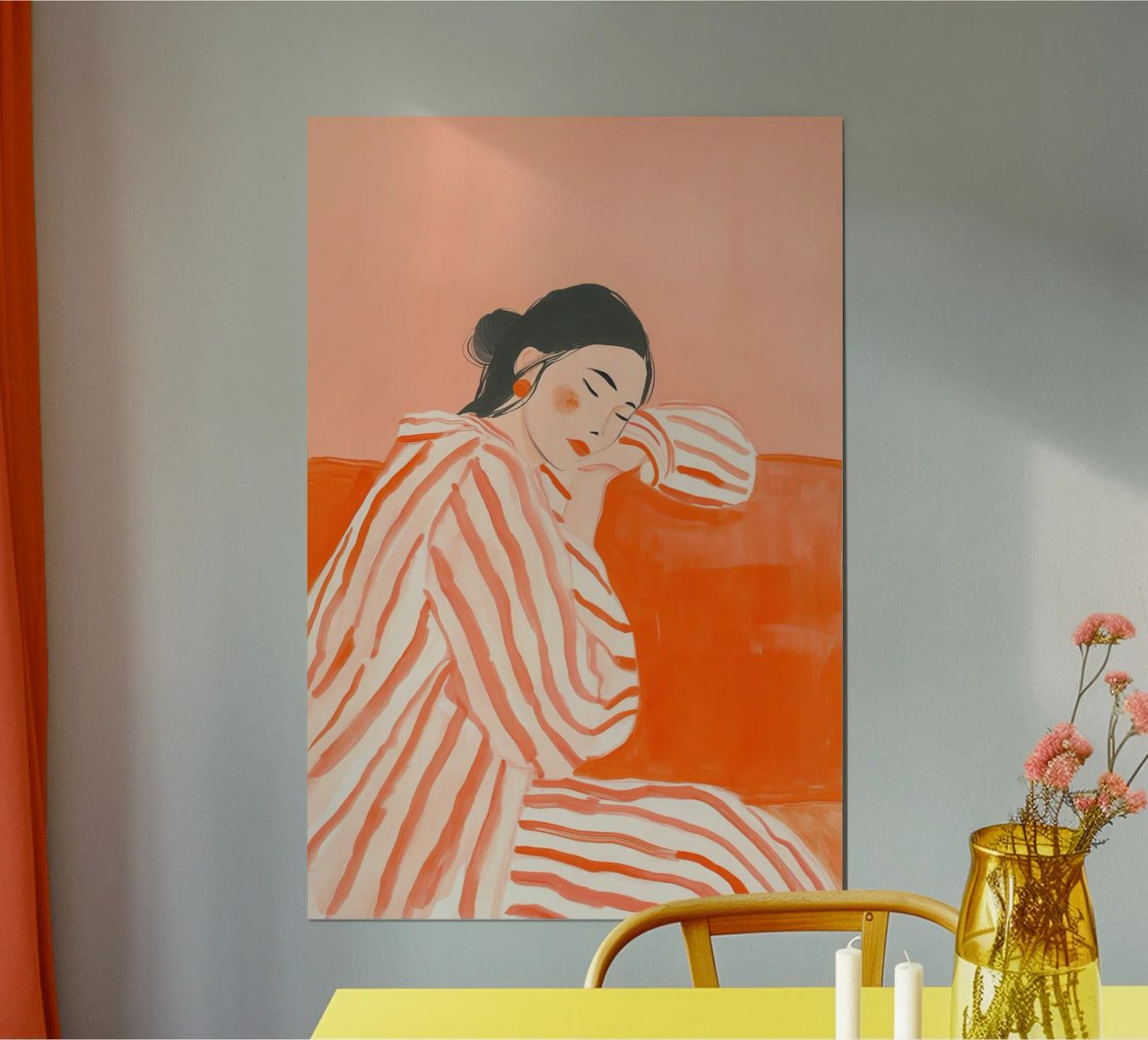 Finalmente il riposo | Ritratto di donna dopo il lavoro poster da Autofocus