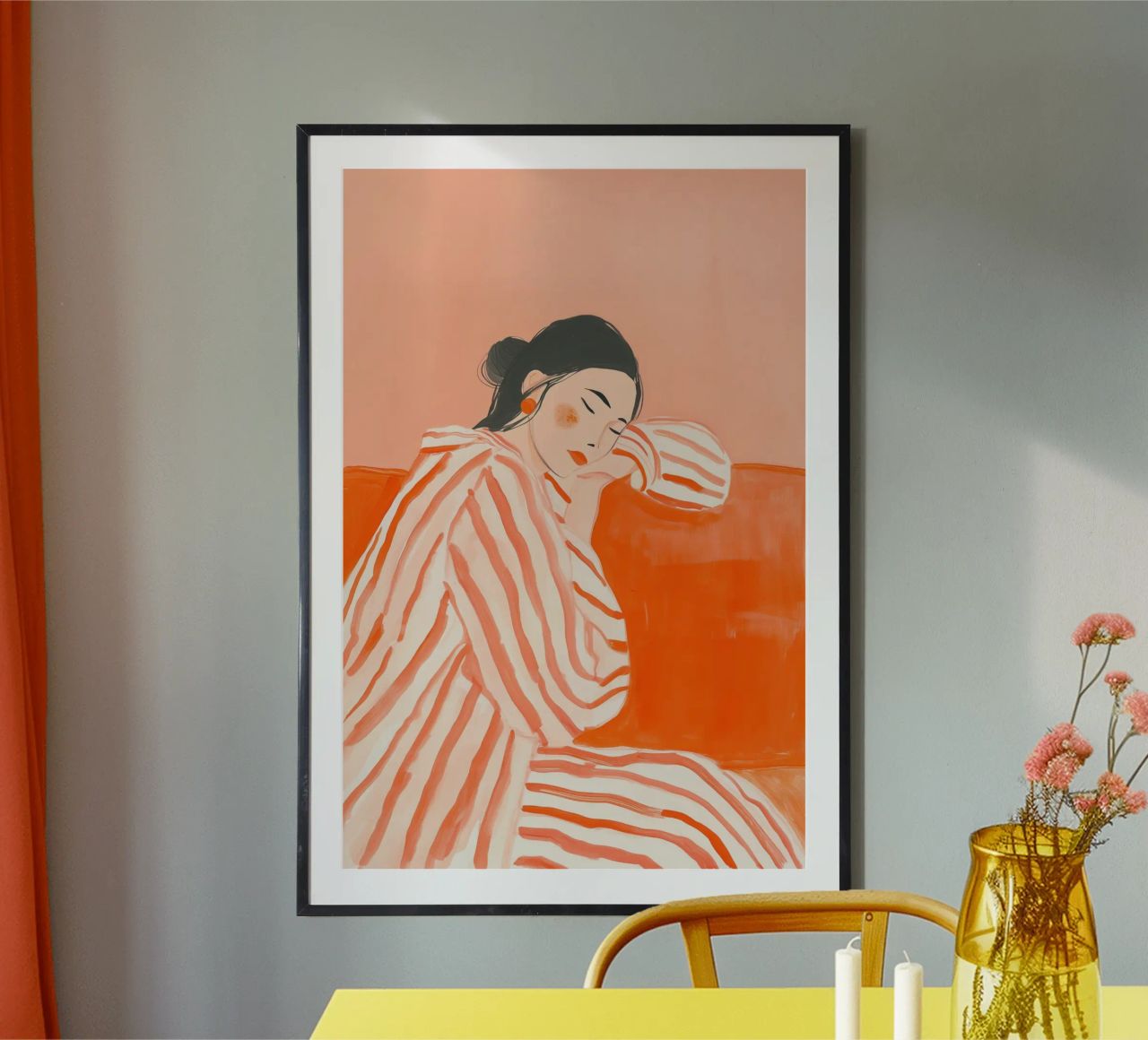 Finalmente il riposo | Ritratto di donna dopo il lavoro poster da Autofocus