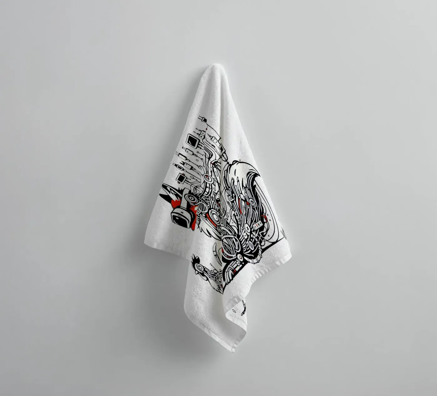 VR FOX towel by Awesome Shag store