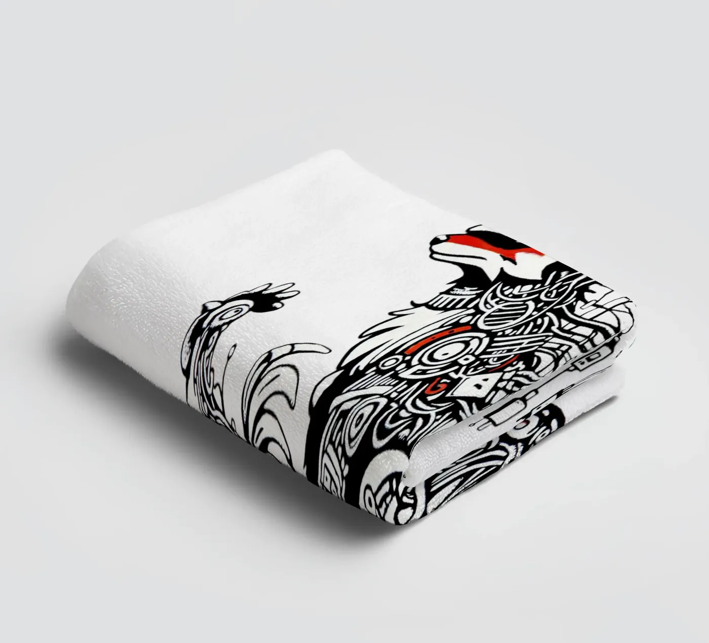 VR FOX towel by Awesome Shag store