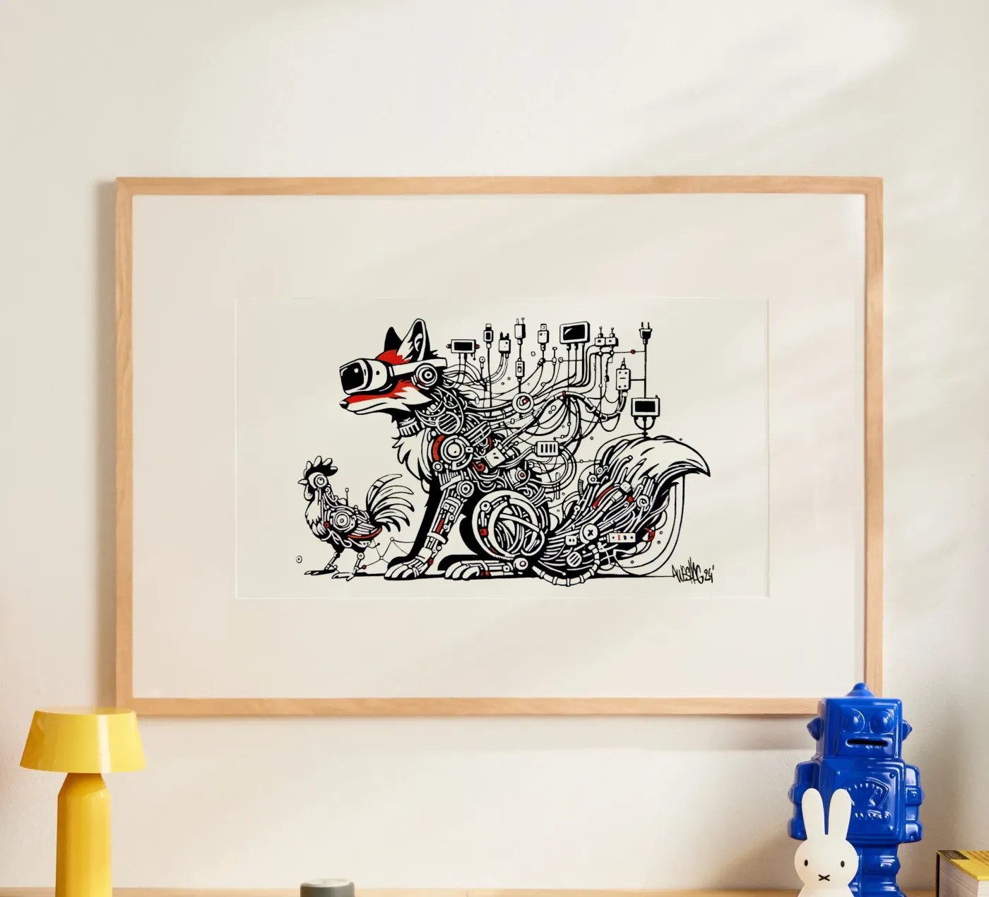 VR FOX poster de Awesome Shag store