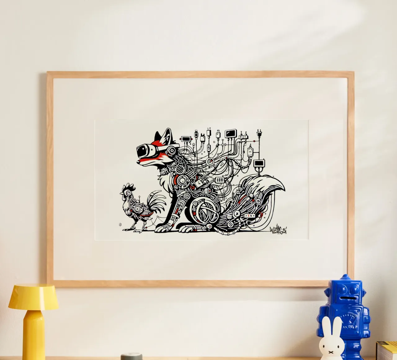 VR FOX poster da Awesome Shag store