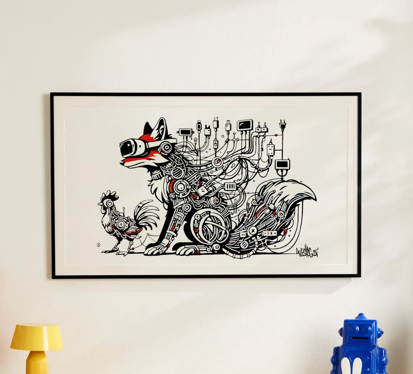 VR FOX poster de Awesome Shag store